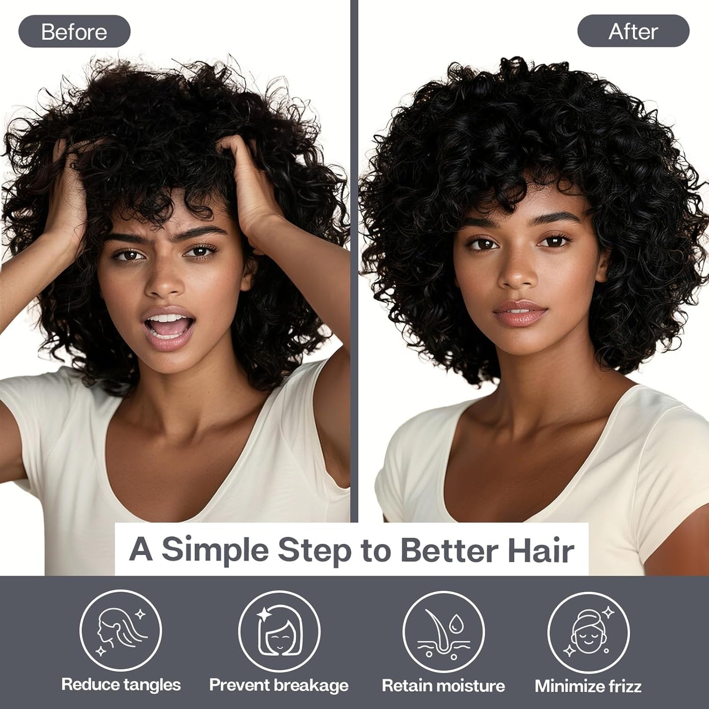 MR&HM Satin Pillowcase for Hair and Skin, Silk Satin Pillowcase 2 Pack, King Size Pillow Cases Set of 2, Silky Pillow Cover with Envelope Closure (20x40, Space Grey)