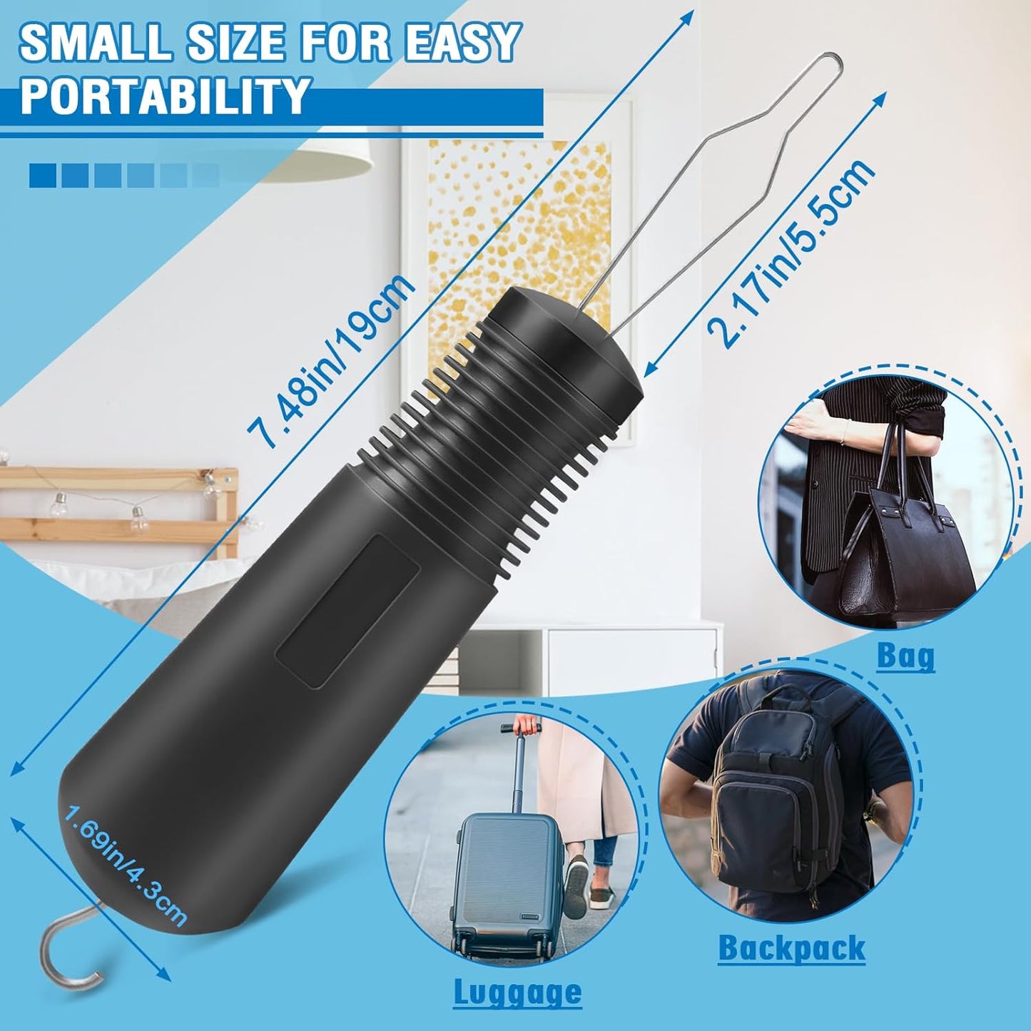 Button Hook, Button Helper Tool for Elderly and Zipper Puller One Hand Aid for Seniors and Arthritis, Buttoning Assist Tool for Shirt Wedding Dress (2 Pack)