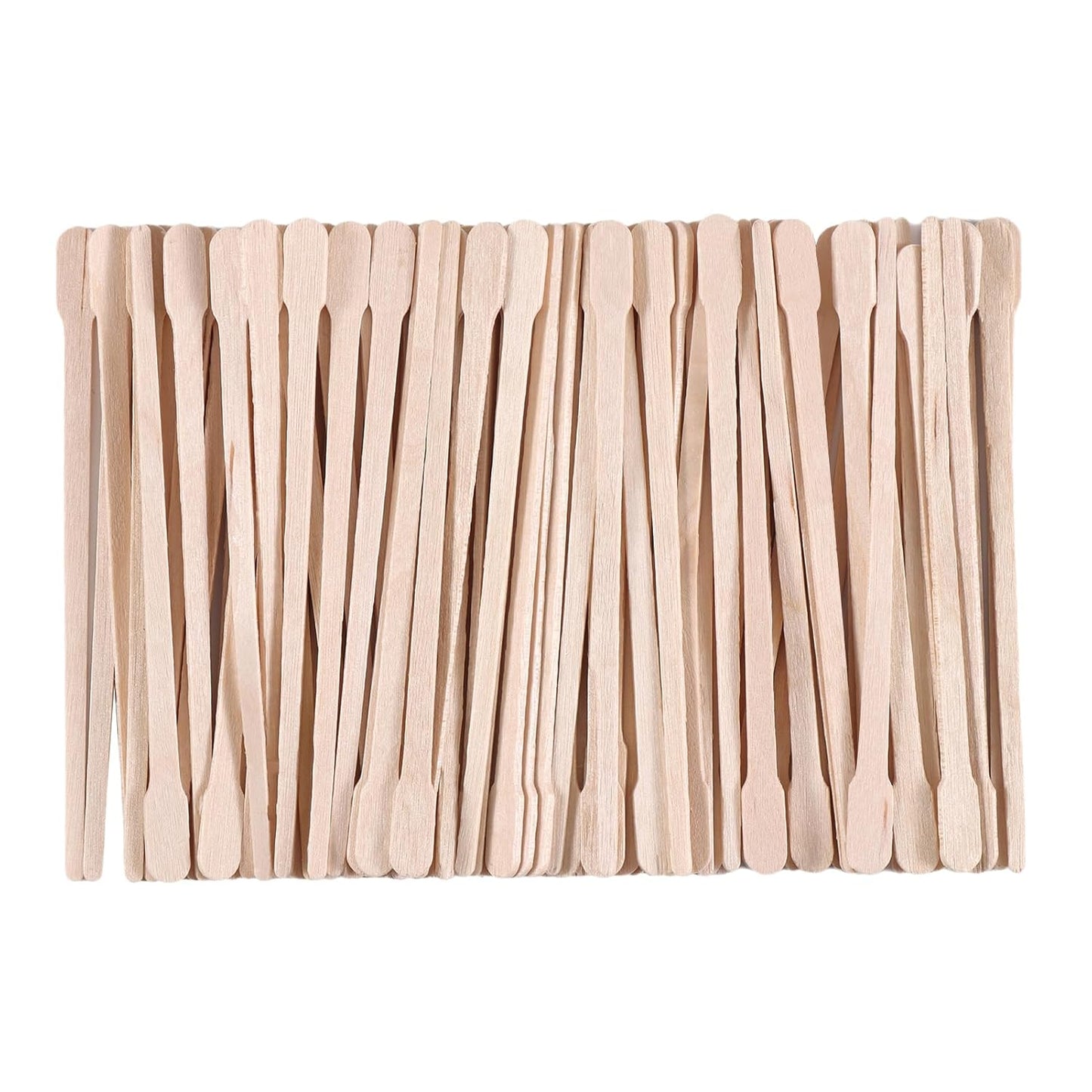1200pcs Small Wooden Waxing Sticks, Wax Spatulas Craft Applicator Sticks for Body Hair Removal, Eyebrow Lip Nose Brow Facial Smooth- Spa and Home Usage
