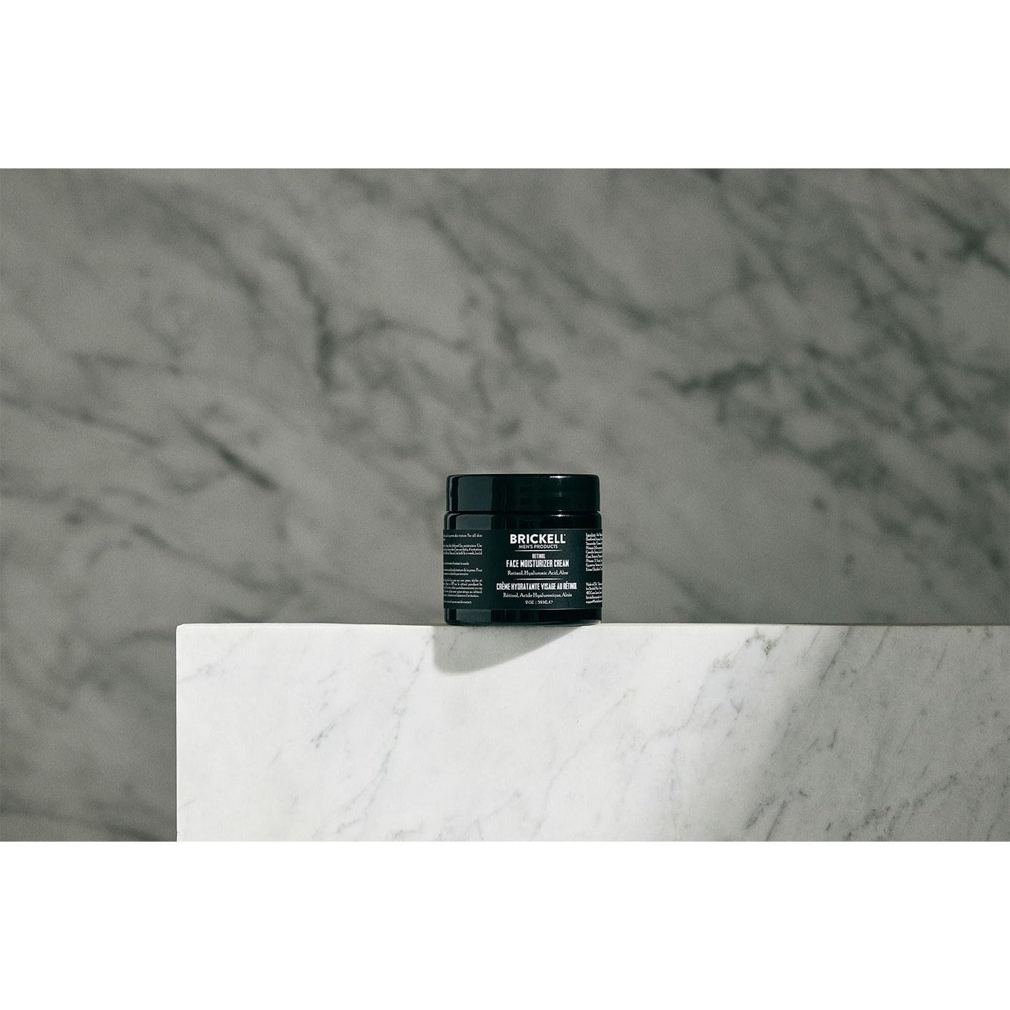 Brickell Men's Retinol Face Moisturizer Cream For Men, Natural & Organic, Anti-Wrinkle Face Night Cream with Retinol & Hyaluronic Acid To Reduce Fine Lines and Even Skin Tone, Fragrance-Free, 2 Ounce