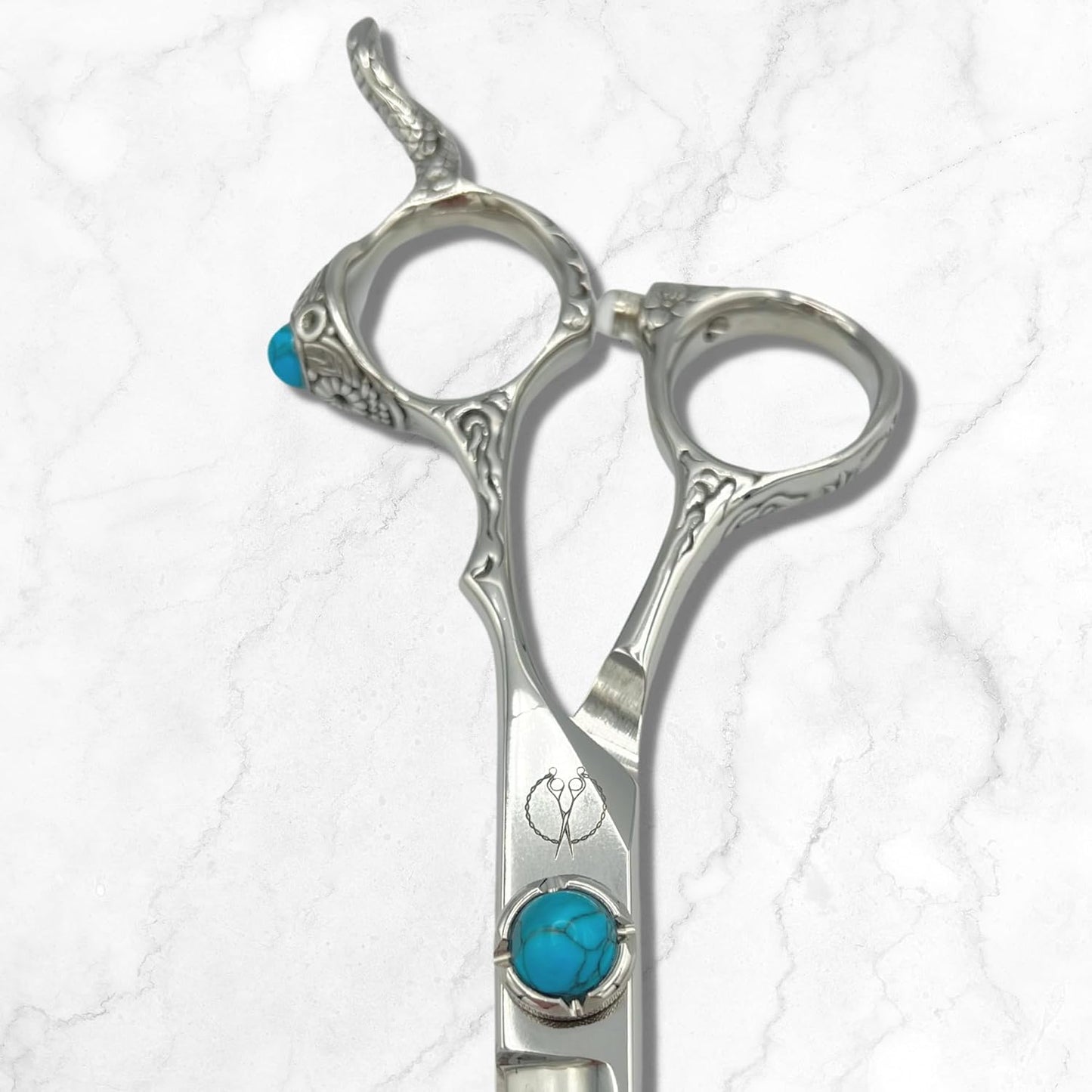 6" Hair Shears - VG-10 Japanese Steel - Professional Grade for Stylists and Barbers - Zen Scissors Line (Cutting)