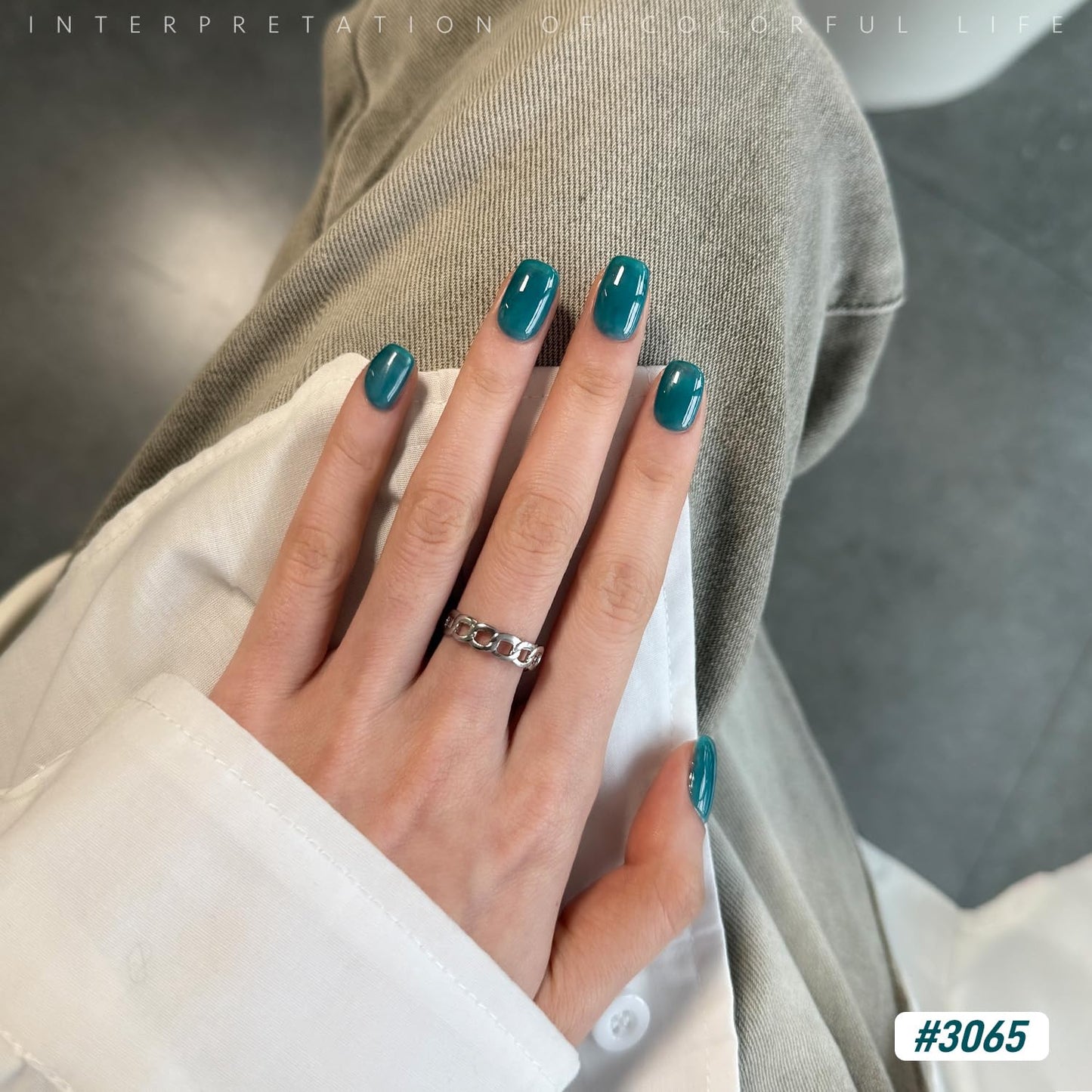 GAOY Jelly Gel Nail Polish of 6 Transparent Pink Red Blue Yellow Colors Sheer Gel Polish Kit for Salon Manicure and Nail Art DIY at Home