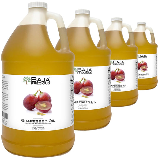 Baja Precious - Grapeseed Oil, Case of 4 X 1 Gallon Jugs
