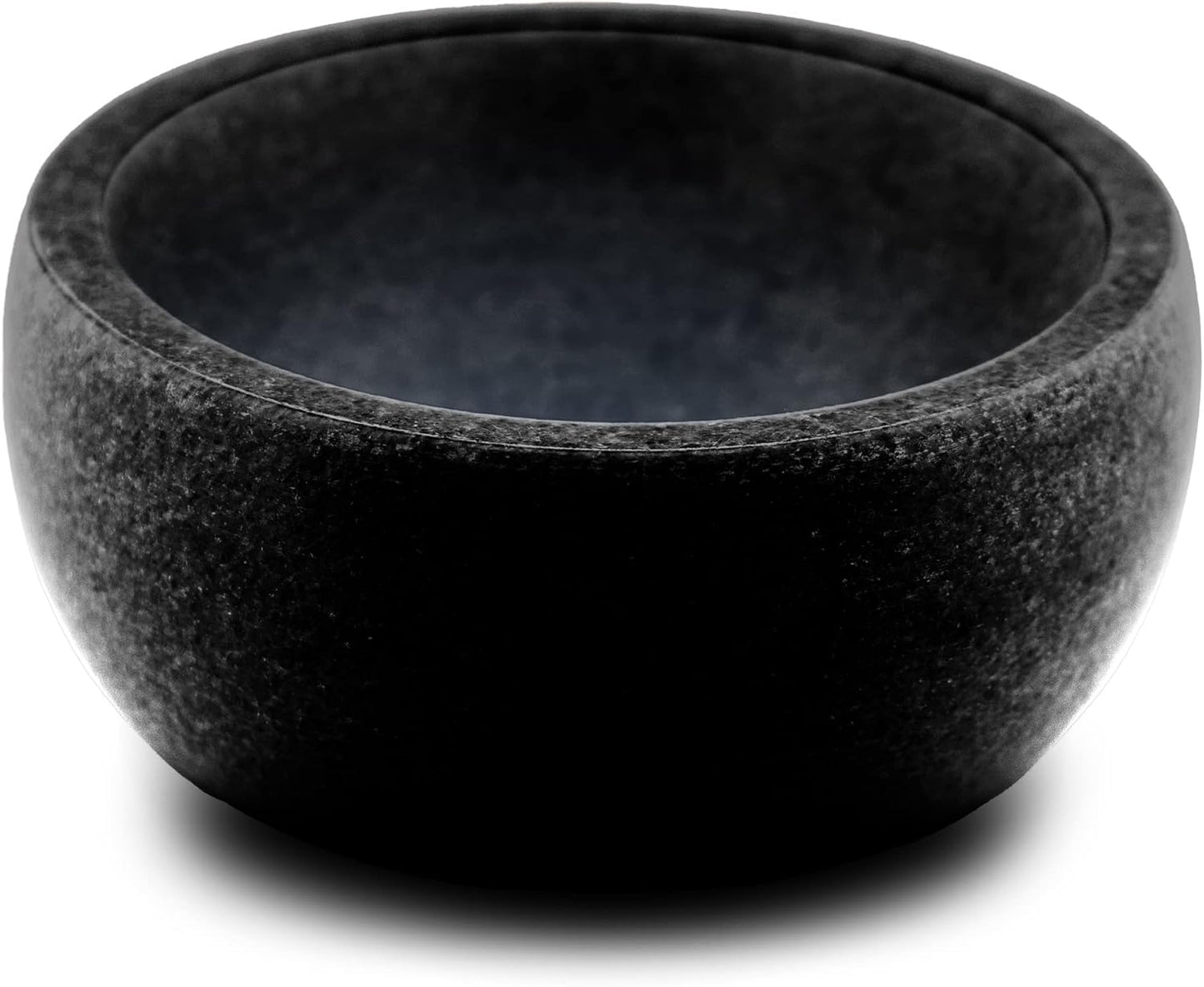 ShayVe Shaving Bowl for Shaving Soap & Cream — Granite Shave Bowl For Shaving Soap & Cream — Exquisite Heat Insulated Wet Shaving Kit Addition (Black)
