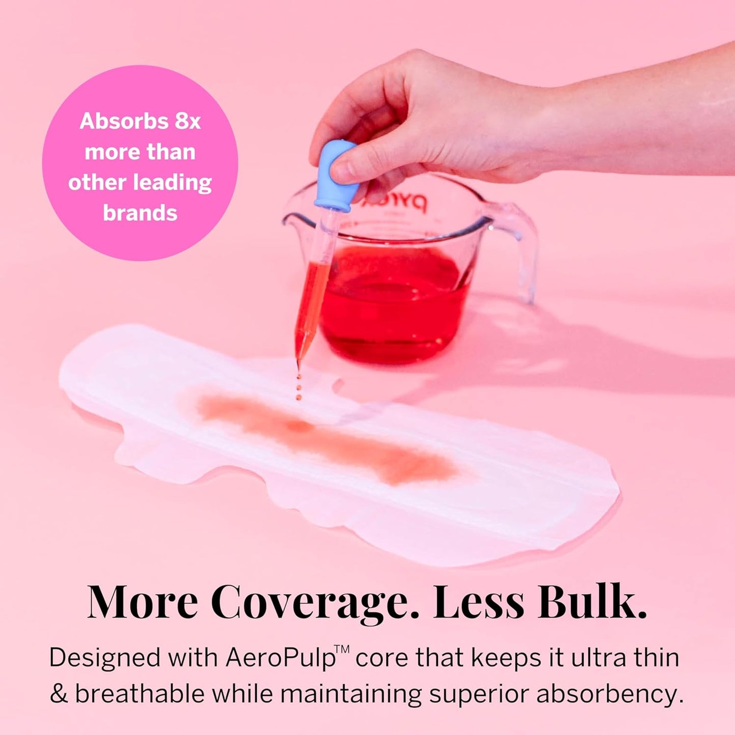 Pixie Organic Cotton Overnight Pads for Women - Extra Heavy Absorbency with Wings - Leak-Proof, Hypoallergenic & Unscented - Compostable, Biodegradable - 36 Count