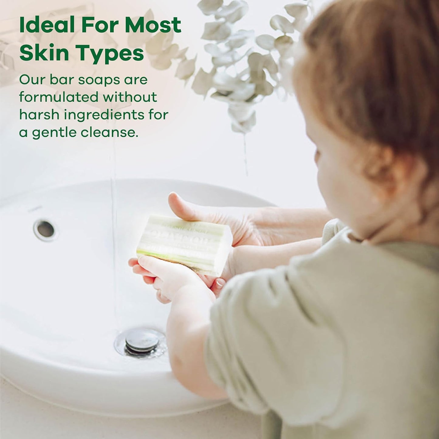 Australian Botanical Soap, 6.6 OZ, Sandalwood and Cocoa Butter, Triple Milled Bars made with a Natural Soap Base and Enriched with Organic Shea Butter, Pack of 8