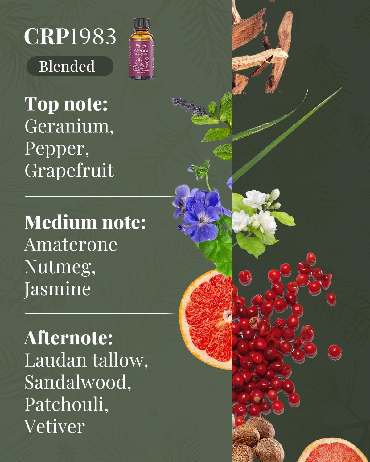 VTS Hotel Scent Essential Oils with Waterless Diffuser, Premium Gift for Women, Couples, Friends (1 fl.oz Fougere Hotel Fragrance Oil x 2 & Portable Diffuser)