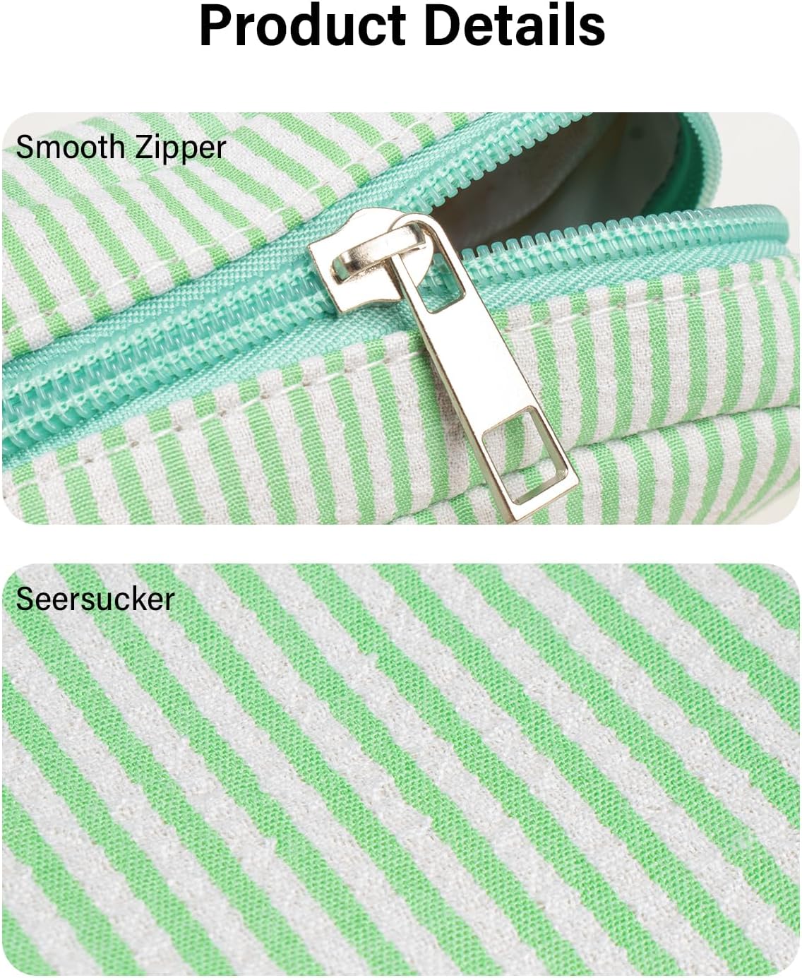 2Pcs Mini Makeup Bag, Small Makeup Pouches for Purse Cute Cosmetics Bag Pouch with Slip-in Pockets Small Travel Toiletry Bag Zipper Makeup Aesthetic Accessories Storage Bag