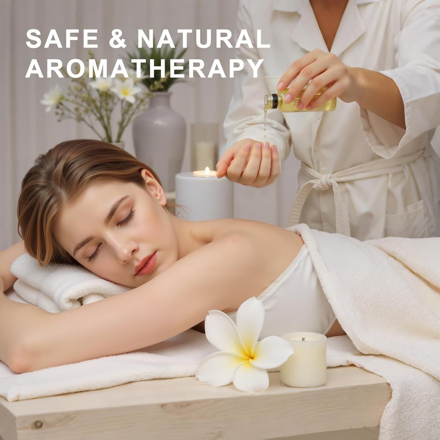 HIQILI Peppermint Essential Oil 16 oz 100% Pure Natural Aromatic Oil for Freshening Air, Hair Care, DIY Soap, SPA & Home Use