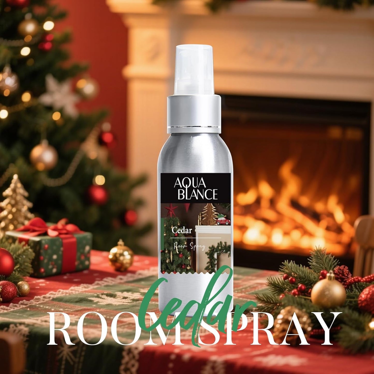 Fragrant Room Spray, Cedar, Apples, Gingerbread, 3 x 3.4 fl oz, Air Fresheners Odor Eliminator for Home, Bathroom, Concentrated Room Spray