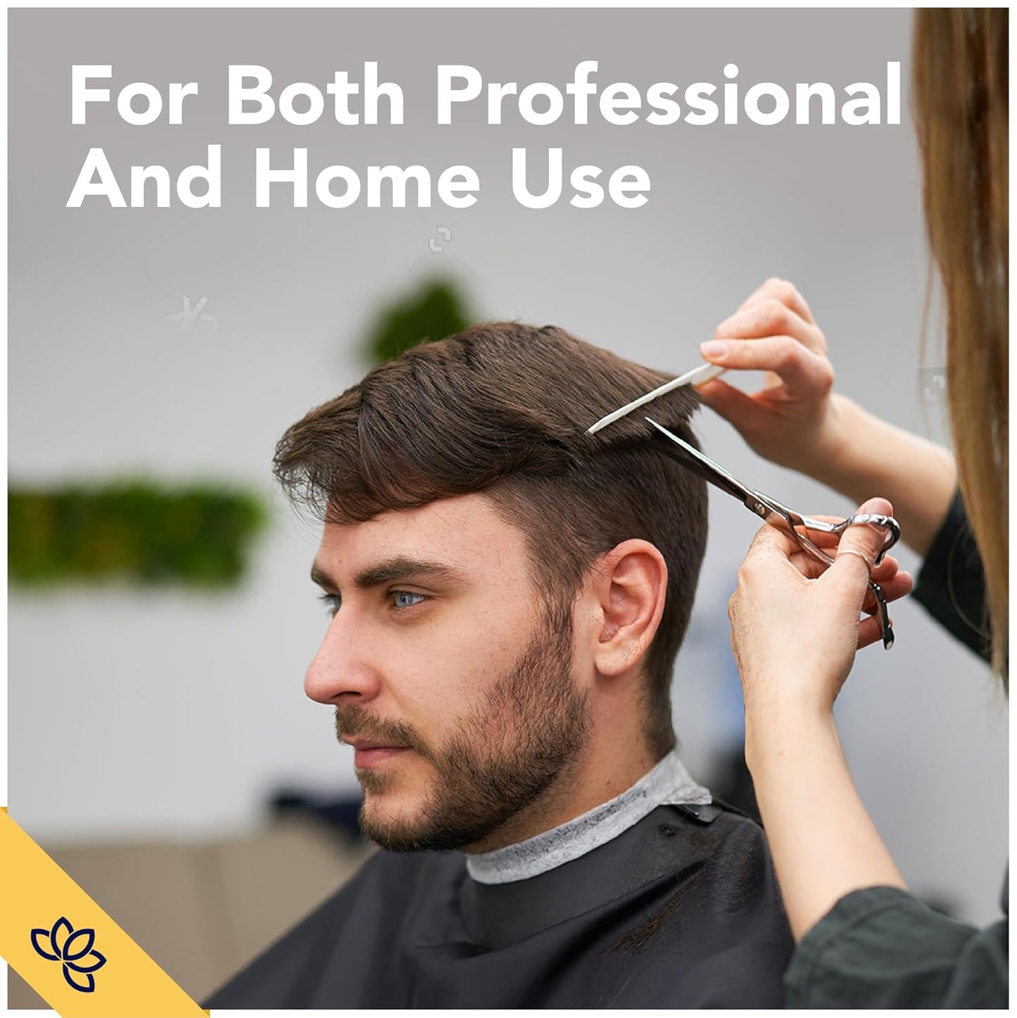 Equinox Barber & Salon Styling Series, Barber Hair Cutting Scissors/Shears, 6.0" Overall Length