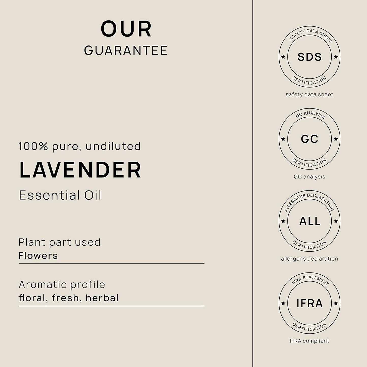 VINEVIDA Lavender Essential Oil 32 oz - Undiluted Lavender Oil 32 oz - Lavender Candle Oil Scent - DIY Candle Scents for Candlemaking - Bulk Essential Oil for Soap Making Safe for Skin 946.36 ml