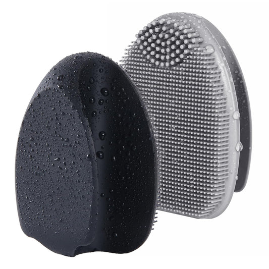 Soft Silicone Face Scrubber,Facial Cleansing Brush,Facial Exfoliation Scrub for Massage Pore Cleansing Nose Blackhead Remover Deep Scrubbing for All Kinds of Skins Men and Women