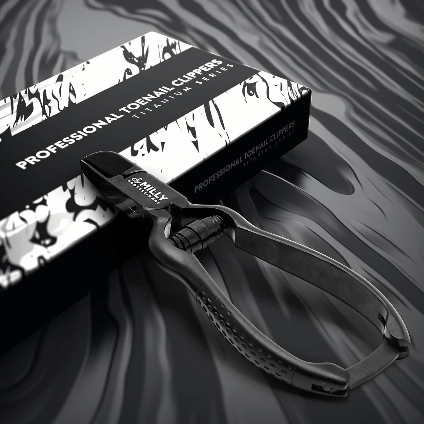 Heavy Duty Toenail Clippers for Thick Toenails | High Carbon Stainless Steel | Trim Thick or Hard Toenails | Professional Nail Clippers for Seniors & Podiatrist Toenail Clippers (Black)