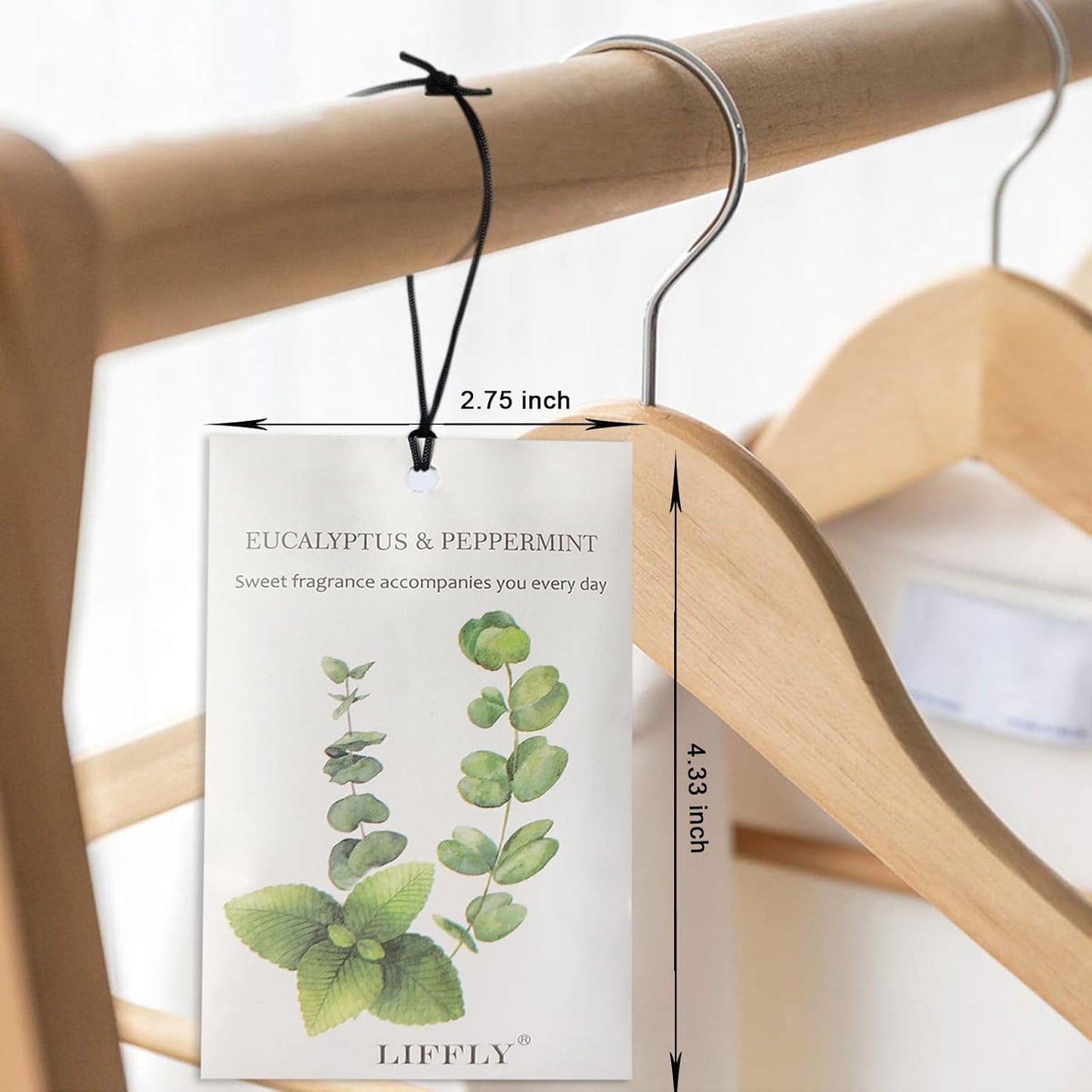 14 Packs Eucalyptus Peppermint Scented Sachets fit Drawers and Closets