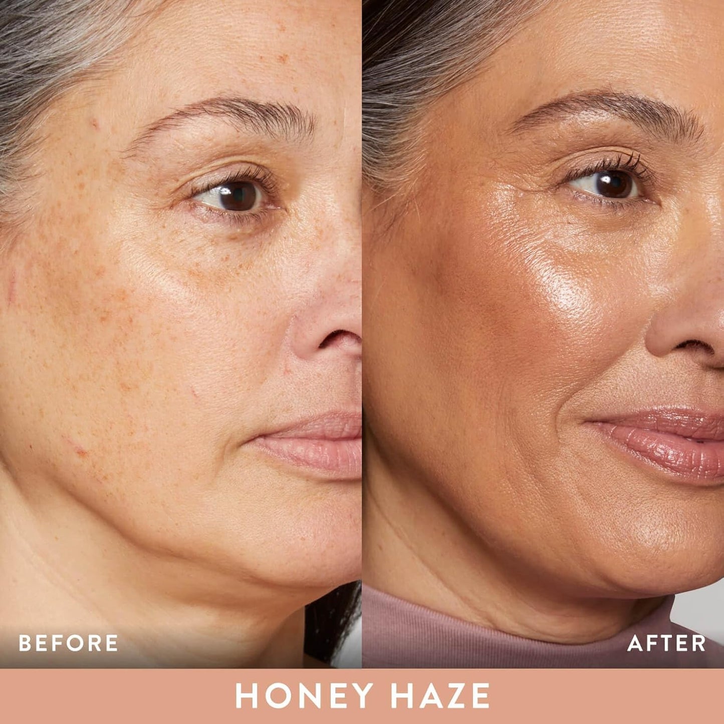 LAURA GELLER NEW YORK The Wonder Balm Complexion Enhancer - Hydrating Weightless Subtle Hint of Color + Glow for Mature Skin - Vegan Squalane - Apply to Cheeks & Lips (04 Honey Haze)