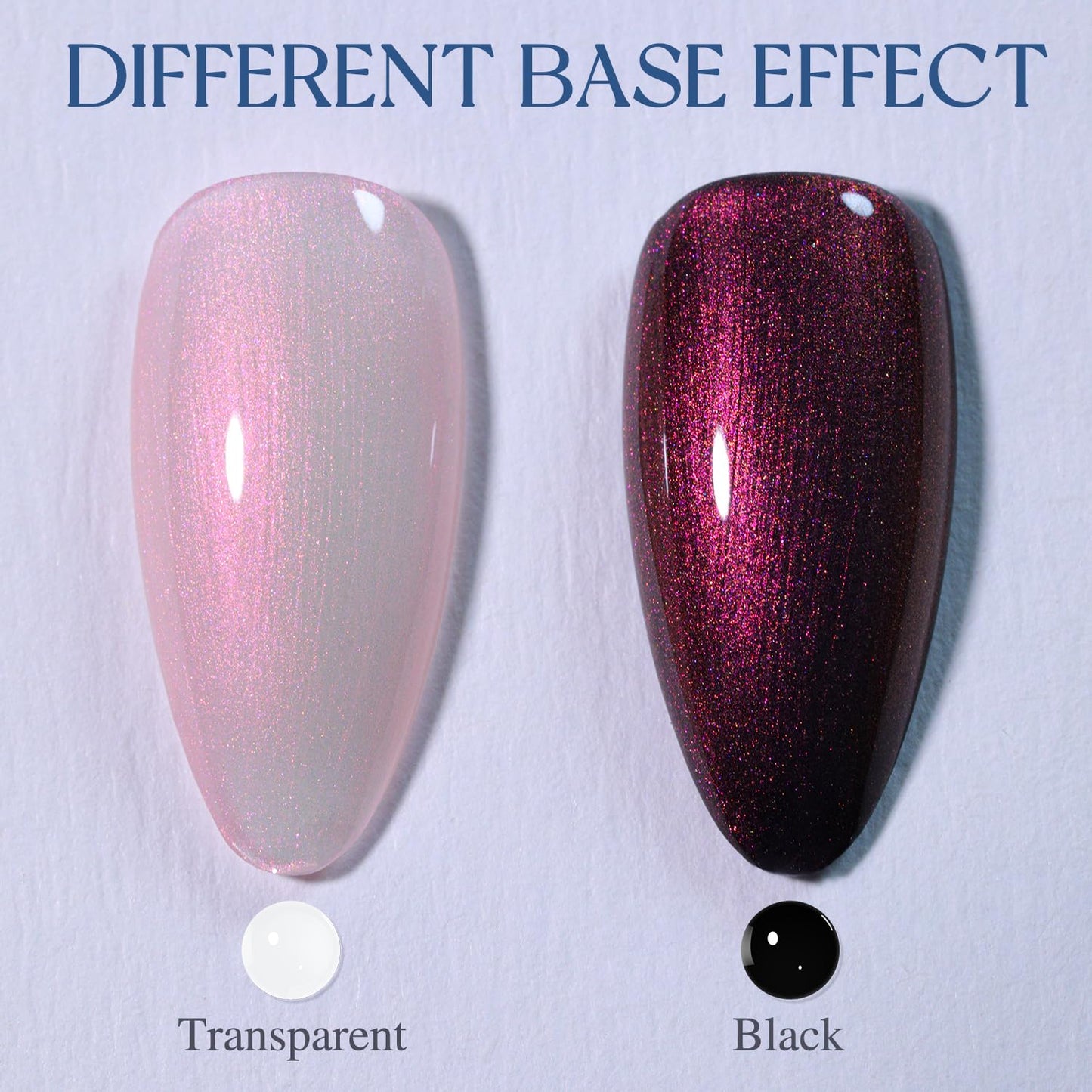 Double Rhythm Jelly Sheer Gel Nail Polish Set of 6 Colors Baby Light Pastel Milky UV Nail Polish Starter Kit Art DIY Salon Home (Mermaid White Pink Blue Green Yellow Purple-Kit8)