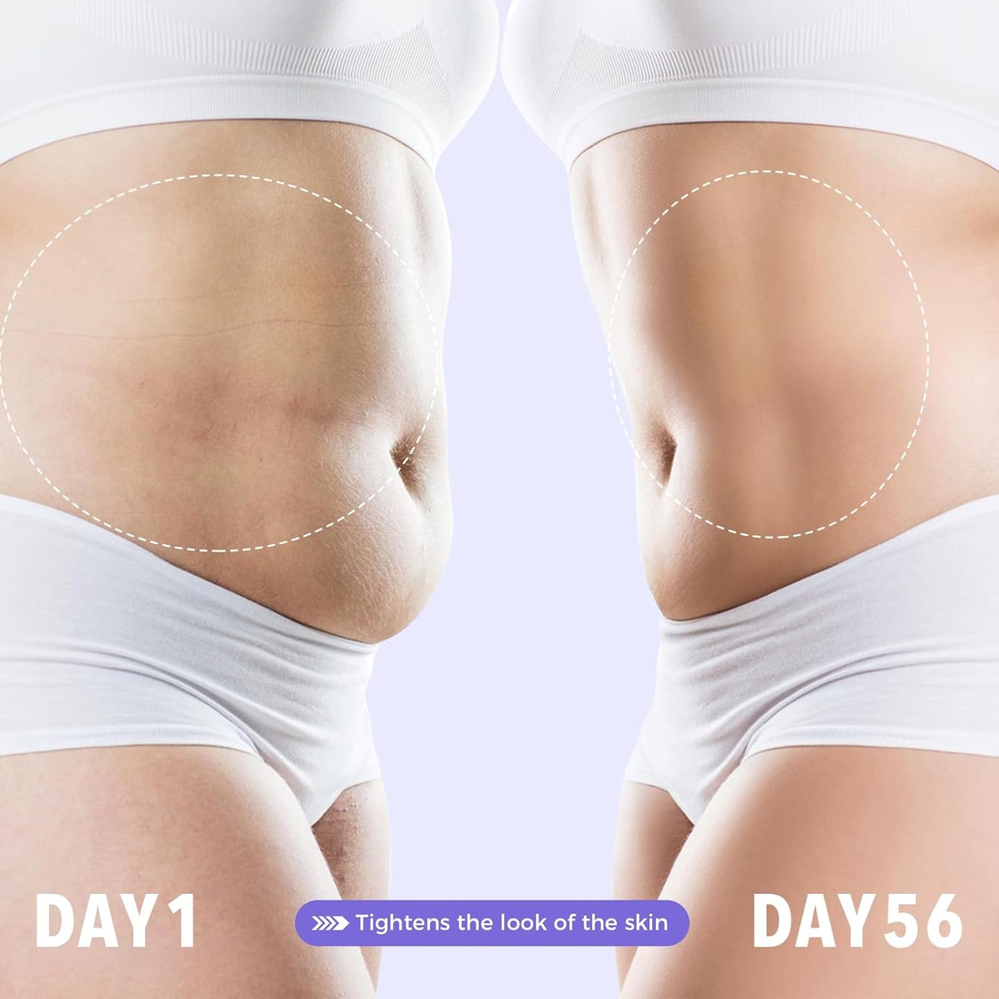 Overnight Toning Whip, Anti-Wrinkle Firming Body Lotion, Smooth & Tight Skin, Helps Target Loose Skin & Stretch Marks Removal on Belly, Thighs & Booty (3.38 OZ)