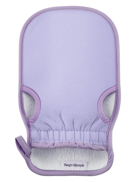 Exfoliating Glove (Original) Machine Washable Newly Upgraded With Thumb Holes Korean Body Scrubber 100% Vegan Viscose Exfoliating Mitt for Dead Skin Removal, Keratosis Pilaris & Self-Tan Prep