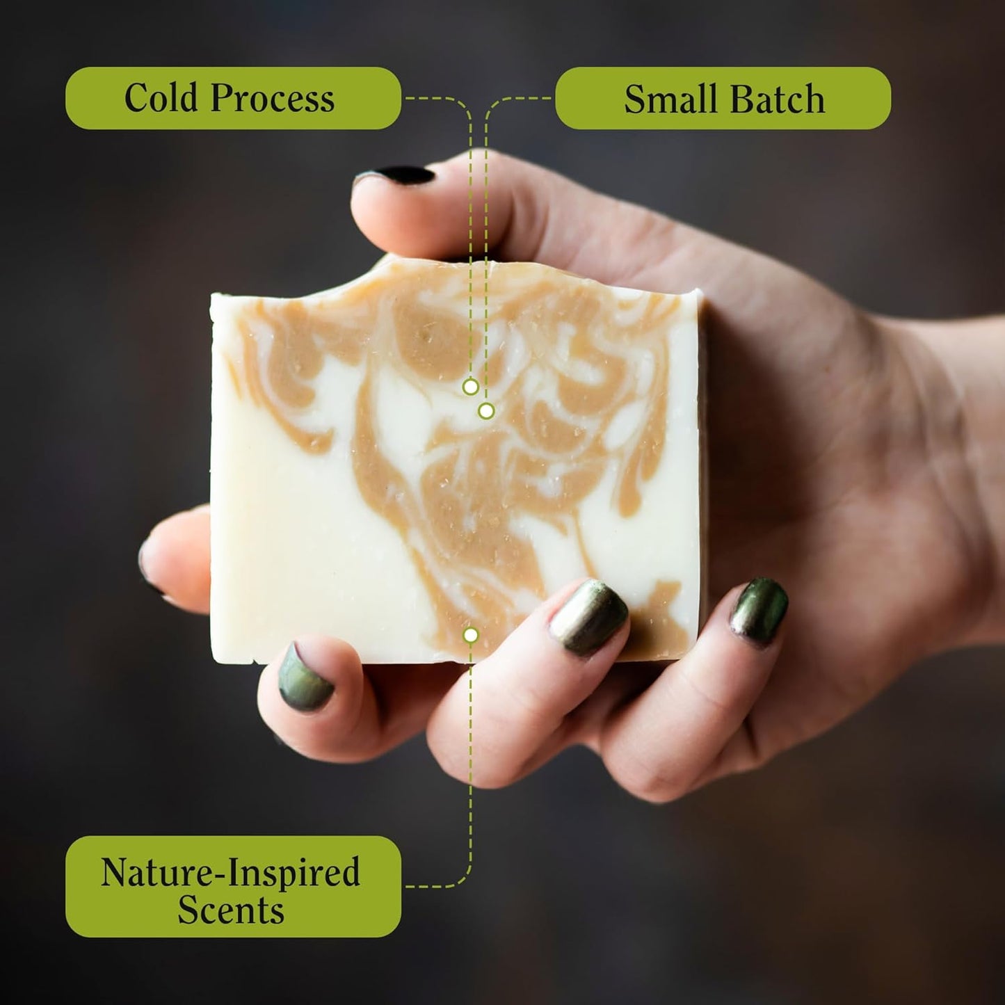 CompassSoap Pachamama Patchouli | Natural Bar Soap for Men & Women | Body & Face Soap Bar for Women and Men | Minimalist & Gentle Lather| Natural Bath Soap, Paraben & Phthalate Free|5 oz Pack of 2