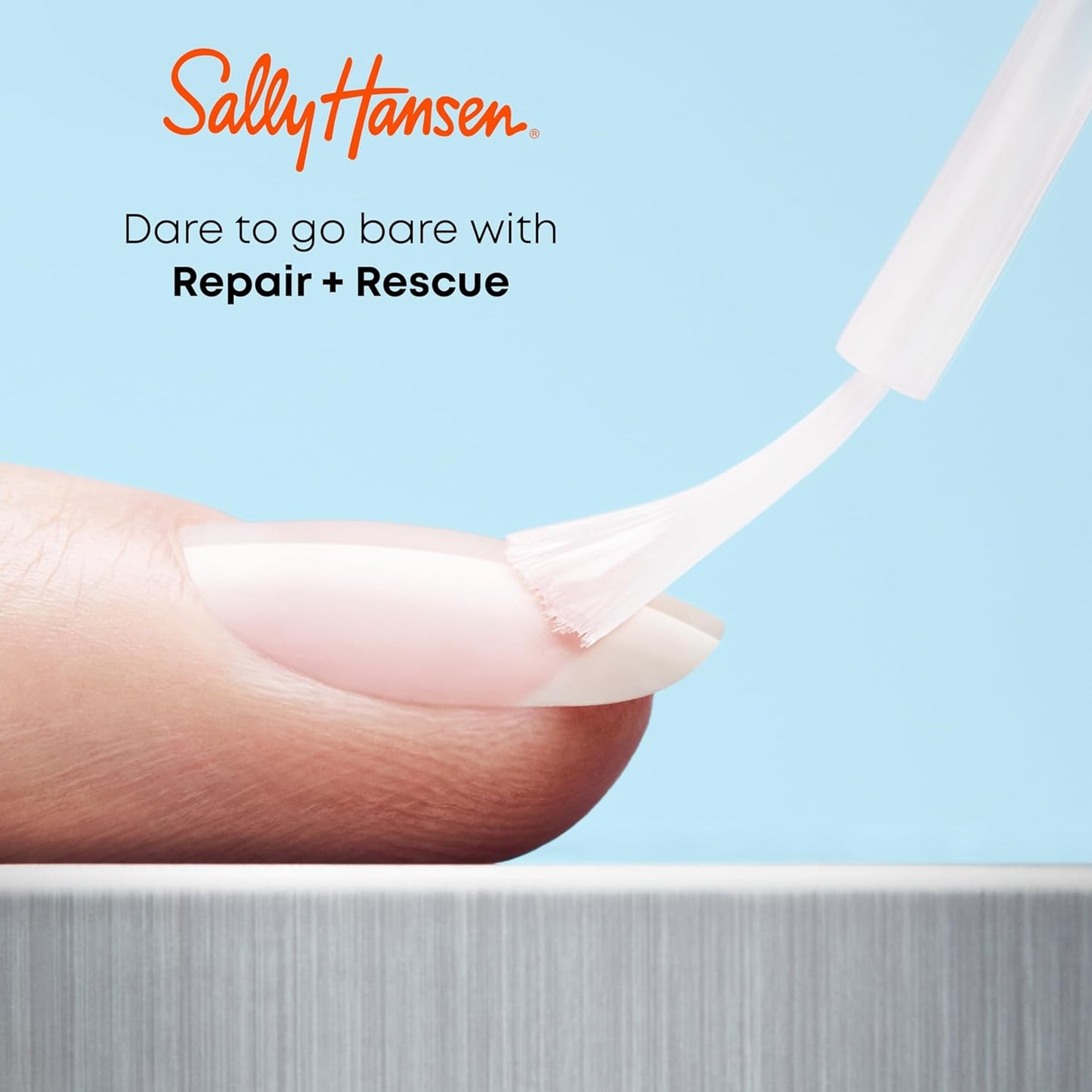 Sally Hansen® Repair + Rescue, Insta-Smooth Ridge Filler, Contains Hyaluronic Acid, Conceals Nail Imperfections, Smoothens Nail