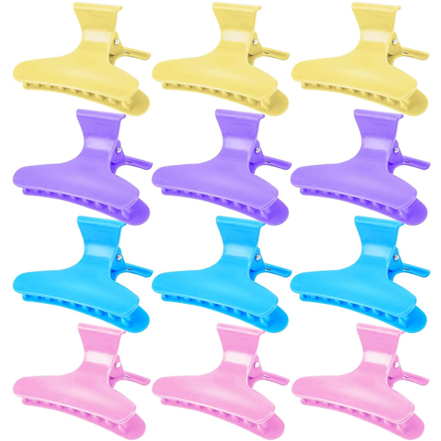 Ondder Hair Clips - Butterfly Clamps Claws for Salon Pro Cutting, Coloring, and Styling - Hair Accessories for Women