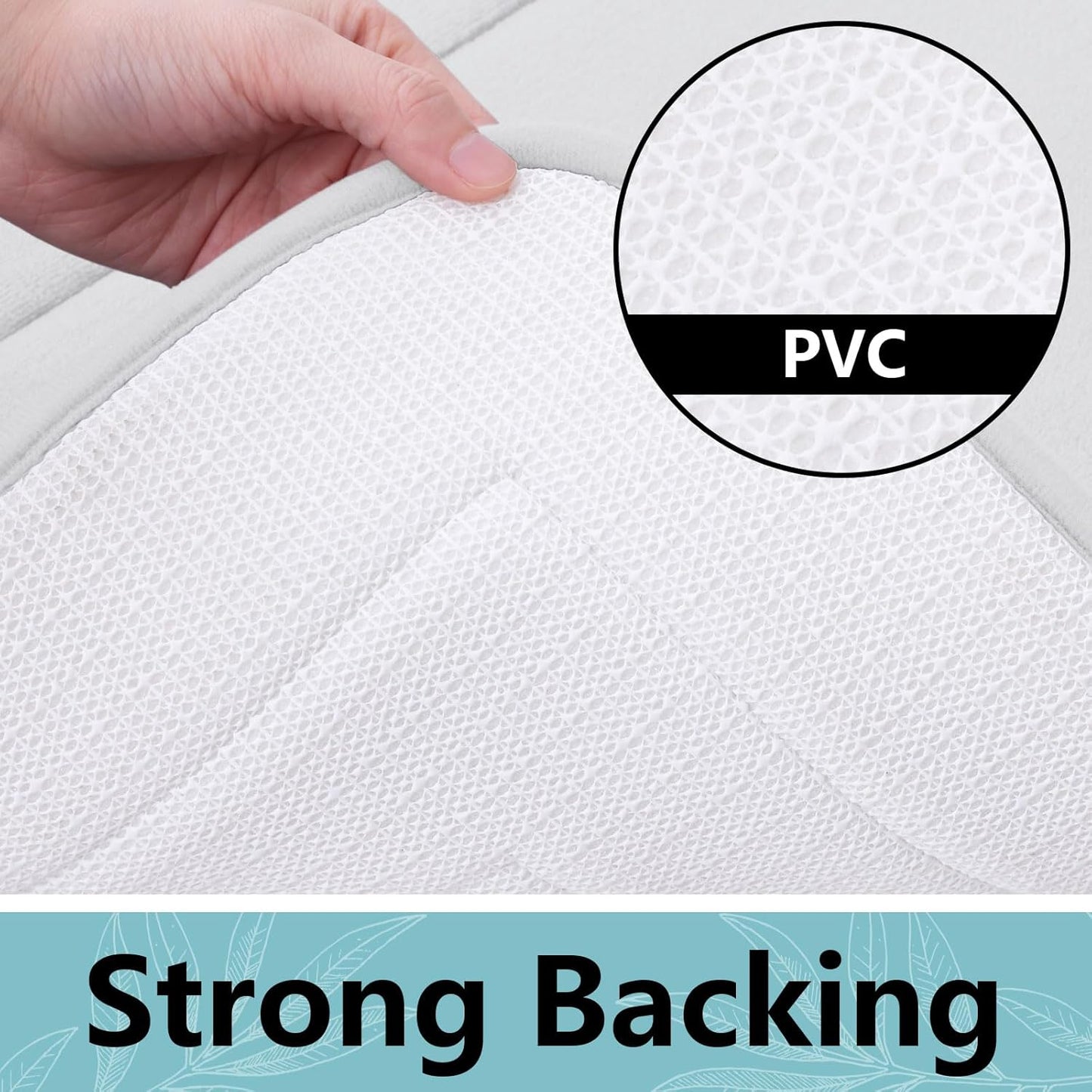 Arotive Memory Foam Bathroom Rug Mat 54x24, Ultra Soft and Absorbent Bath Mat, Machine Wash Dry, Comfortable Bath Rug Carpet for Bathroom Floor, Tub and Shower, Ivory