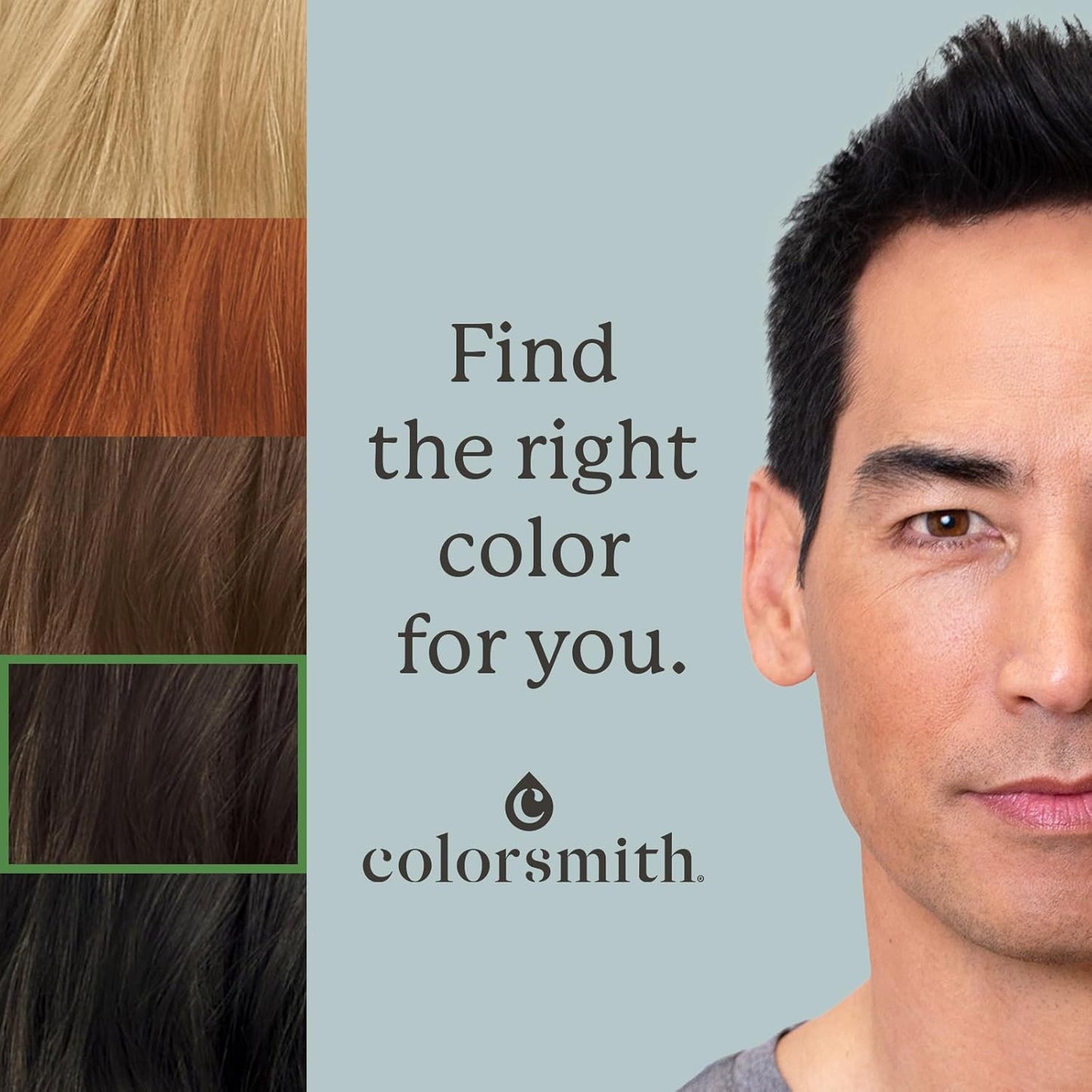 Hair & Beard Color for Full Gray Coverage 2 pack - Dark Brown - Ammonia-Free Complete Men’s At-home Beard & Hair Dye Kit, Professional-grade Permanent Hair Color (4.0)