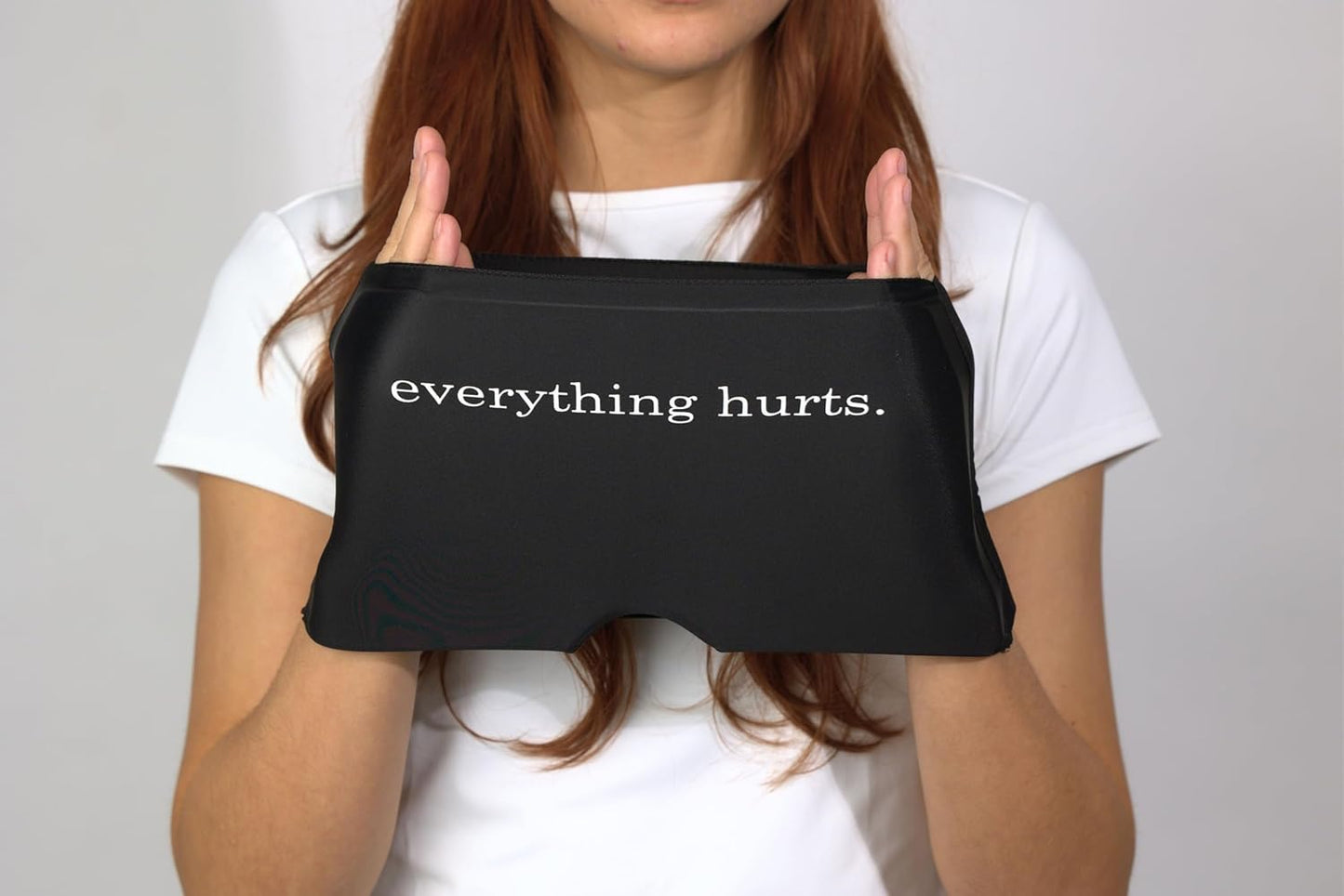 Huggs Migraine Relief Cap - Everything Hurts - Cooling Gel Head Wrap, Cold Compress Cap for Headache, Stress, & Tension