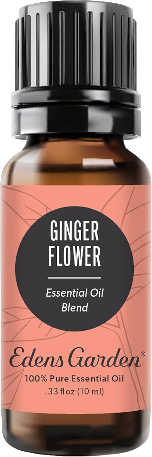 Edens Garden Ginger Flower Essential Oil Blend- 100% Pure Premium Grade, Undiluted, Natural, Therapeutic, Aromatherapy, The Best for Diffusing, Skin, Candle, Laundry 10 ml (.33 fl oz)