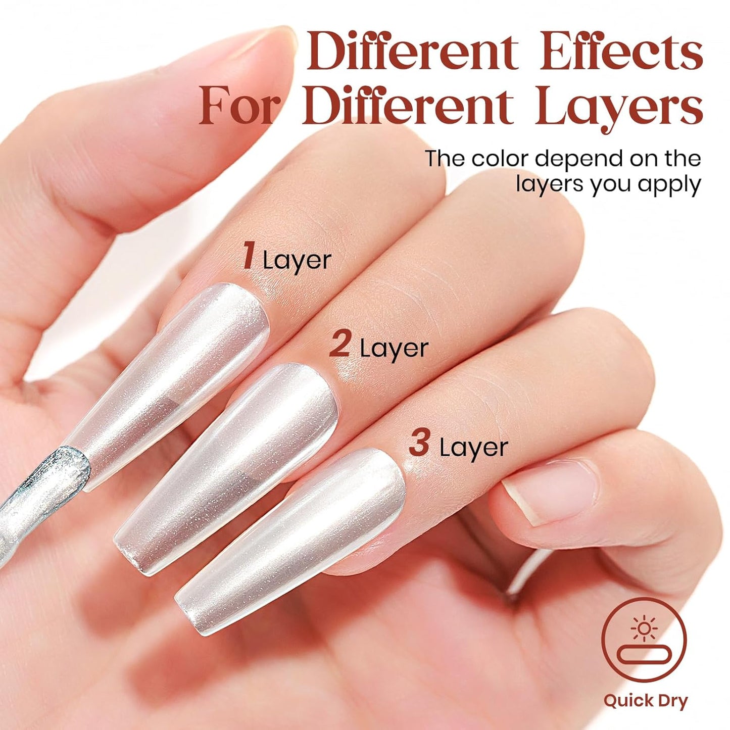 MIZHSE Nail Polish: 15Ml Mermaid Pearl Nail Polish Aurora Milky White Effect Nail Polish, Fingernail and Toenail Polish Glossy Long Lasting Nail Polish Trendy DIY at Home Nail Gift Spree