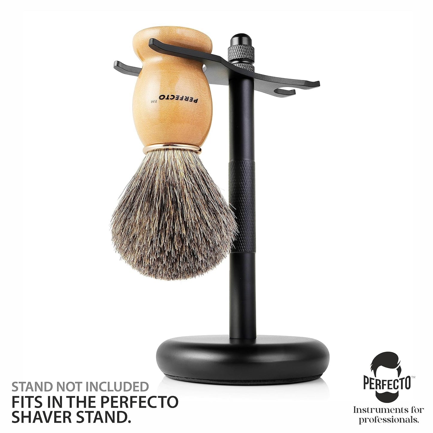 Synthetic Bristles Shaving Brush For Men, Engineered for The Best Shave of Your Life. Shaving Brush - Shave Brush for Wet Shave for Safety Razor, Double Edge Razor, Straight Razor, Shaving Razor