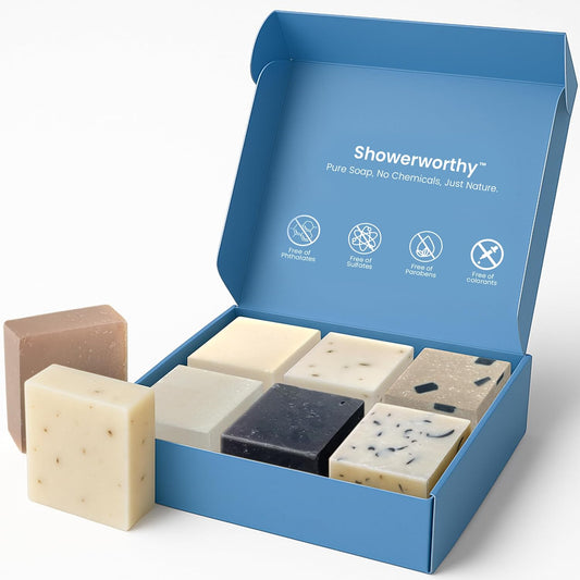 Plant Based Natural Bar Soap Gift Set – 8 Handmade Organic Soap Bars for Men & Women – Cold Process With Essential Oils for Moisturizing Dry & Sensitive Skin 8 Different Scents 5 oz Each