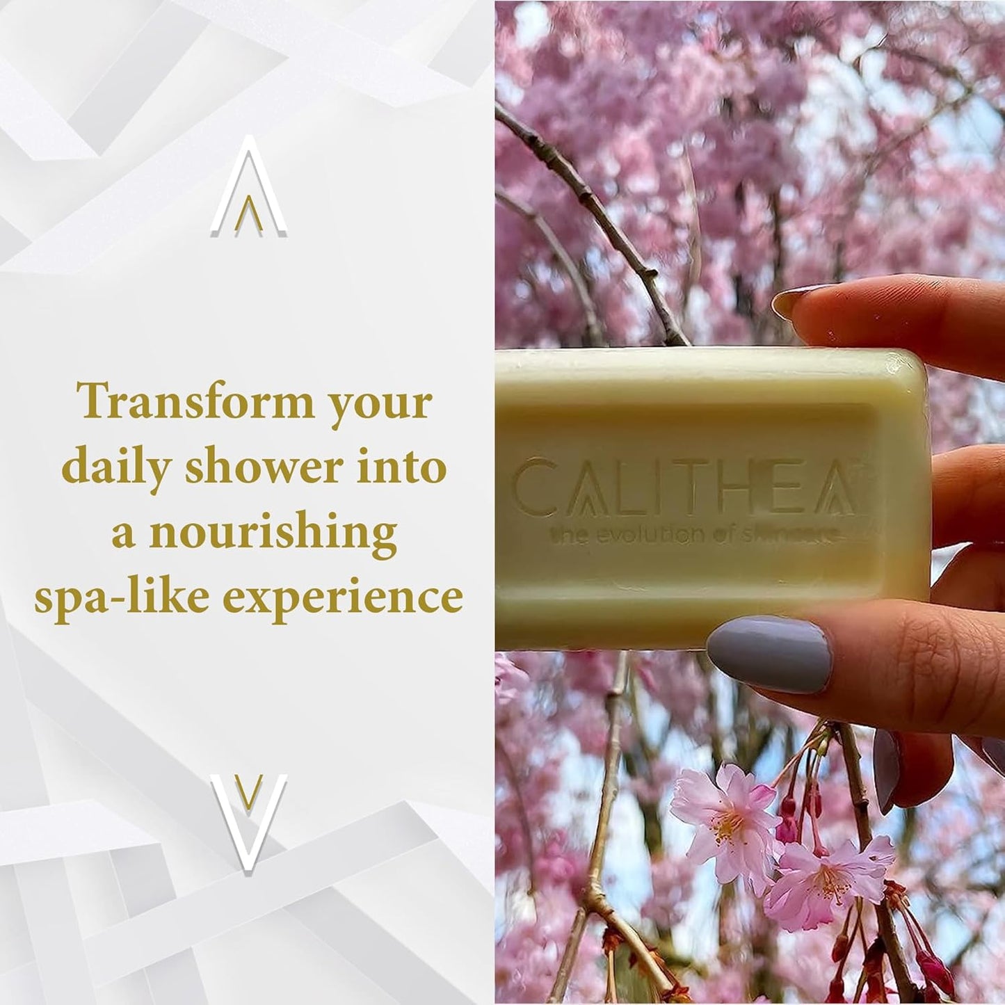 Calithea 3 Pack Soap Bars: Olive Oil Soap with Donkey Milk