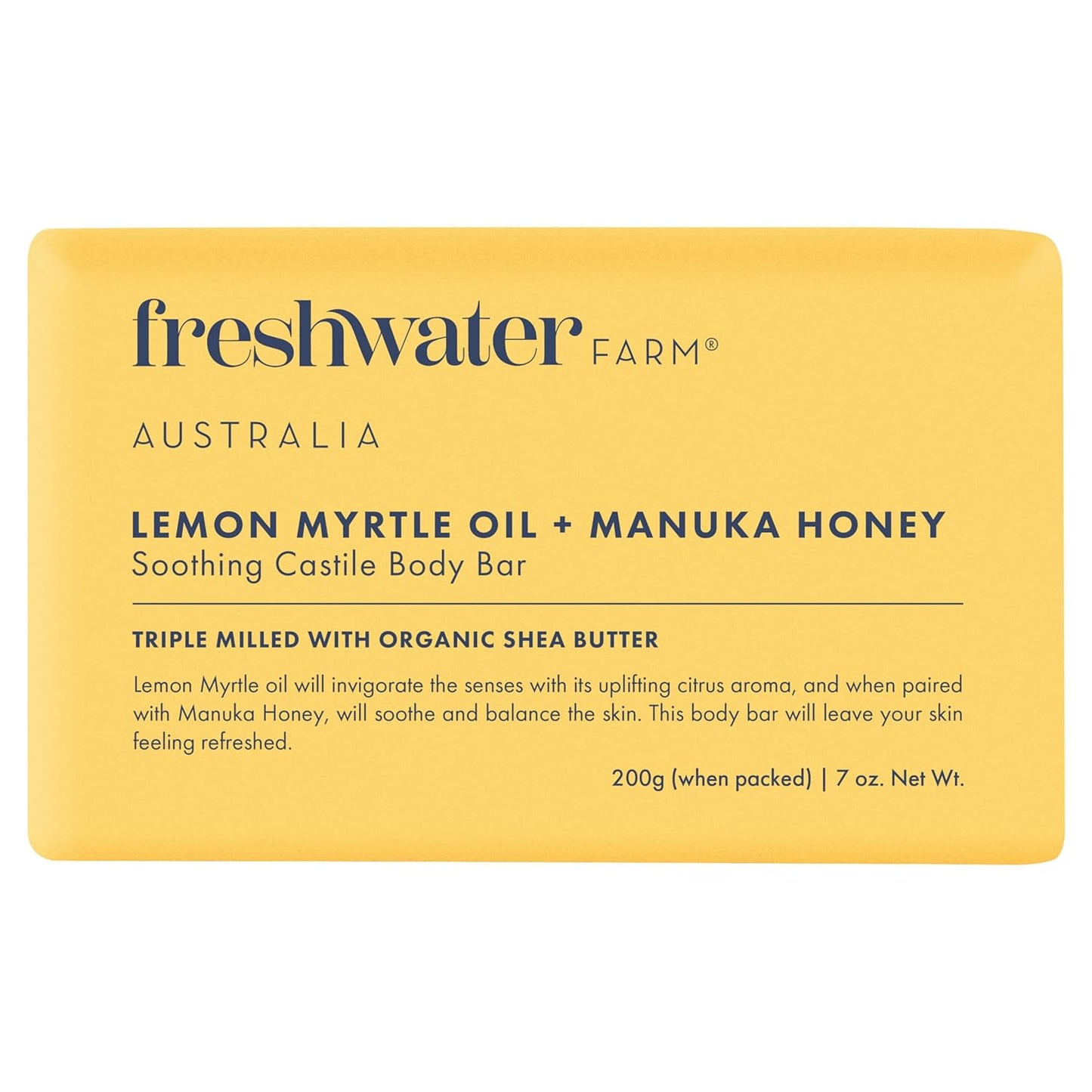 Lem Myrt Manu Honey Body Bar, 7 OZ