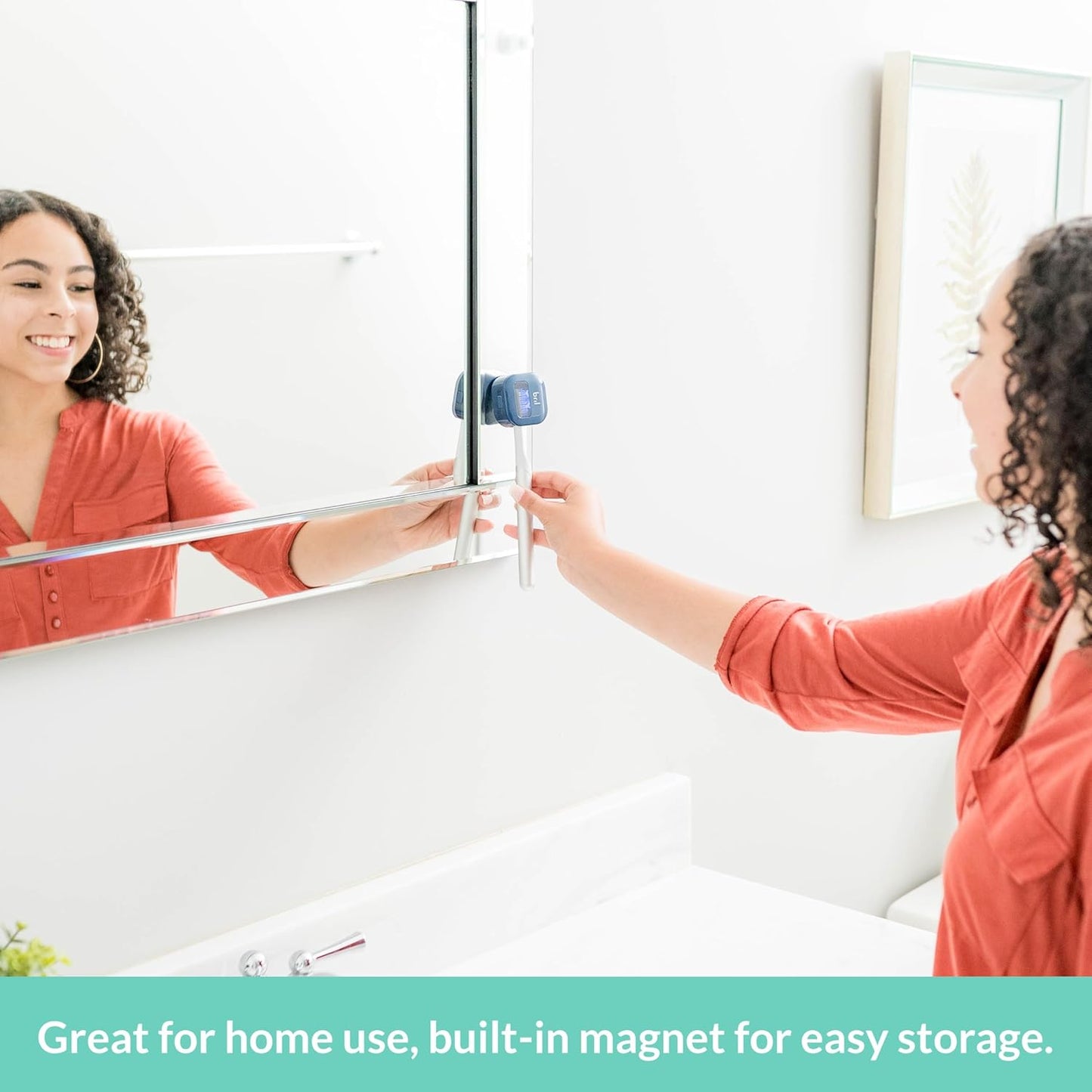 Bril UV-C Toothbrush Sanitizer and Holder, Portable Cleaner, Travel Cover, Magnetic Holder, and Rechargeable Case for Any Size Toothbrush, Black