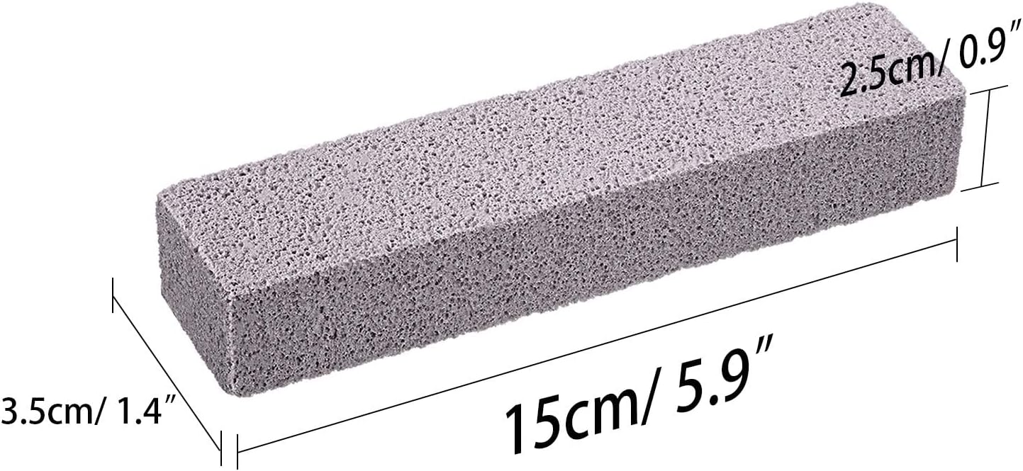 Chengu 60 Pieces Pumice Stone for Cleaning, Pumice Scouring Pad Bulk, Hard Water Stain Remover, Cleaning Stones for Toilet, Bowl, Pool, Tile, Grill, Oven, Bath, Household, Kitchen, 5. 9 x 1. 4 x 0. 9