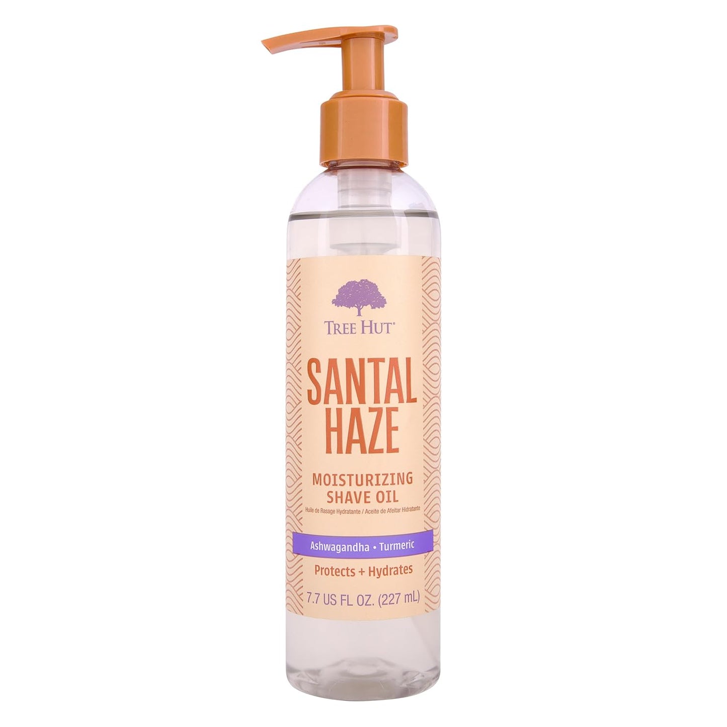 Tree Hut Santal Haze Moisturizing Shave Oil, Gel-to-Oil Formula, Ultra Hydrating Barrier for a Close, Smooth Shave, For All Skin Types, 7.7 fl oz