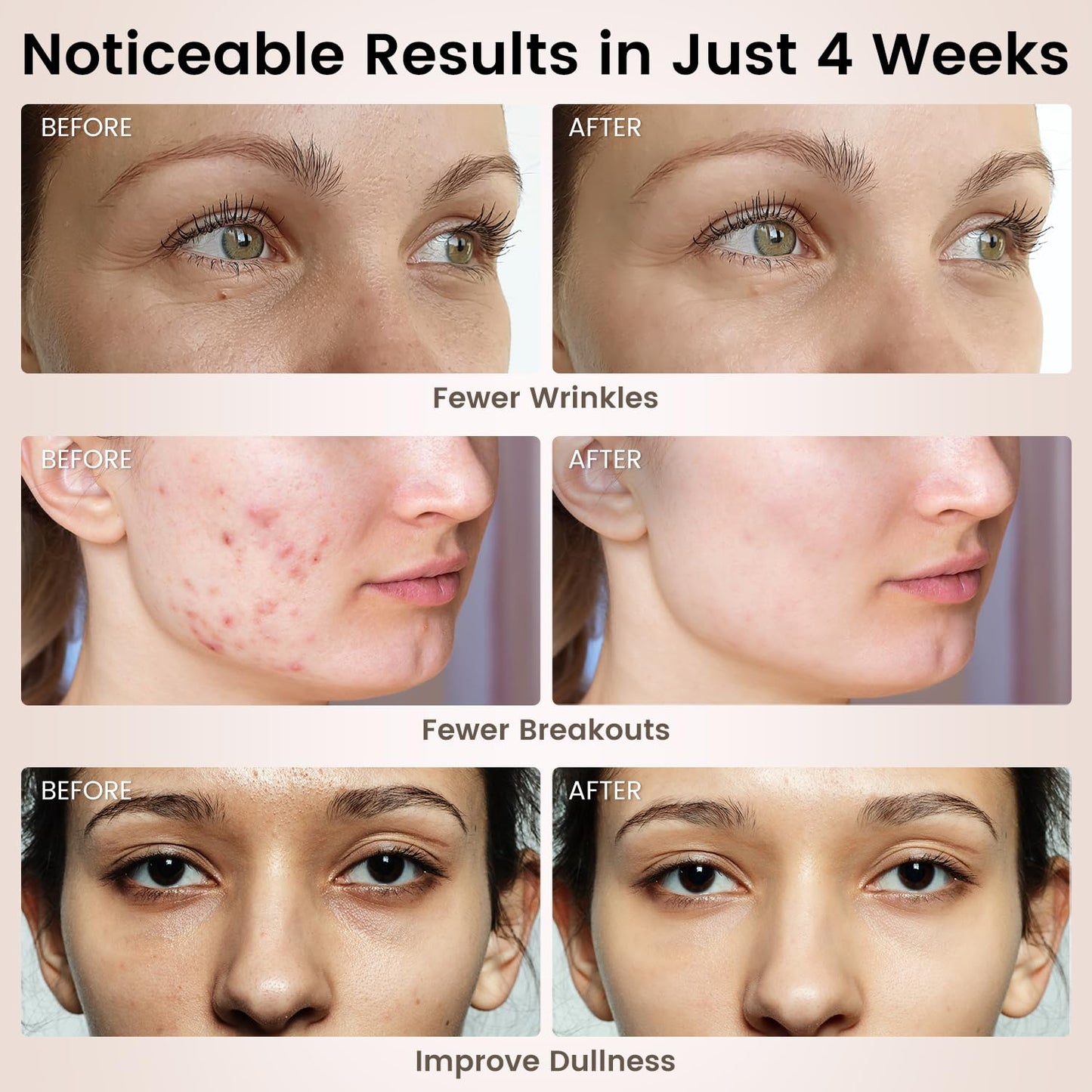 LED Face Mask Light Therapy, 4 Modes Portable Red Light Therapy Infrared Light for Face with 2600mAh Rechargeable, IP67 Washable, 216 LEDs for Anti-Aging, Skin Firming & Radiant Glow at Home