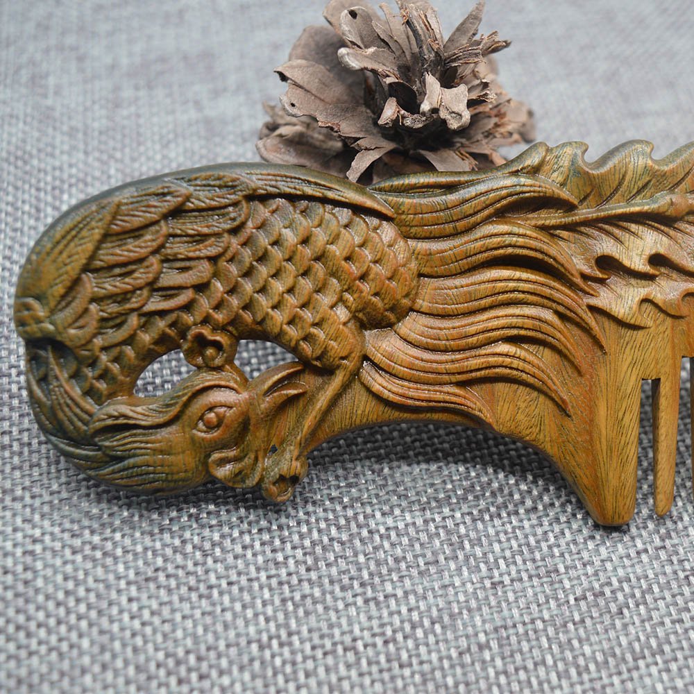 Xuanli® 2 pcs Natural SandalWood Comb Hair Care Anti Static Wooden Hair Massage Natural Brush Beard Comb (M014)