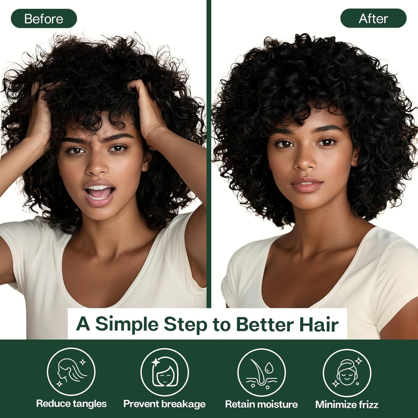 MR&HM Satin Pillowcase for Hair and Skin, Silk Satin Pillowcase 2 Pack, Queen Size Pillow Cases Set of 2, Silky Pillow Cover with Envelope Closure (20x30, Dark Green)