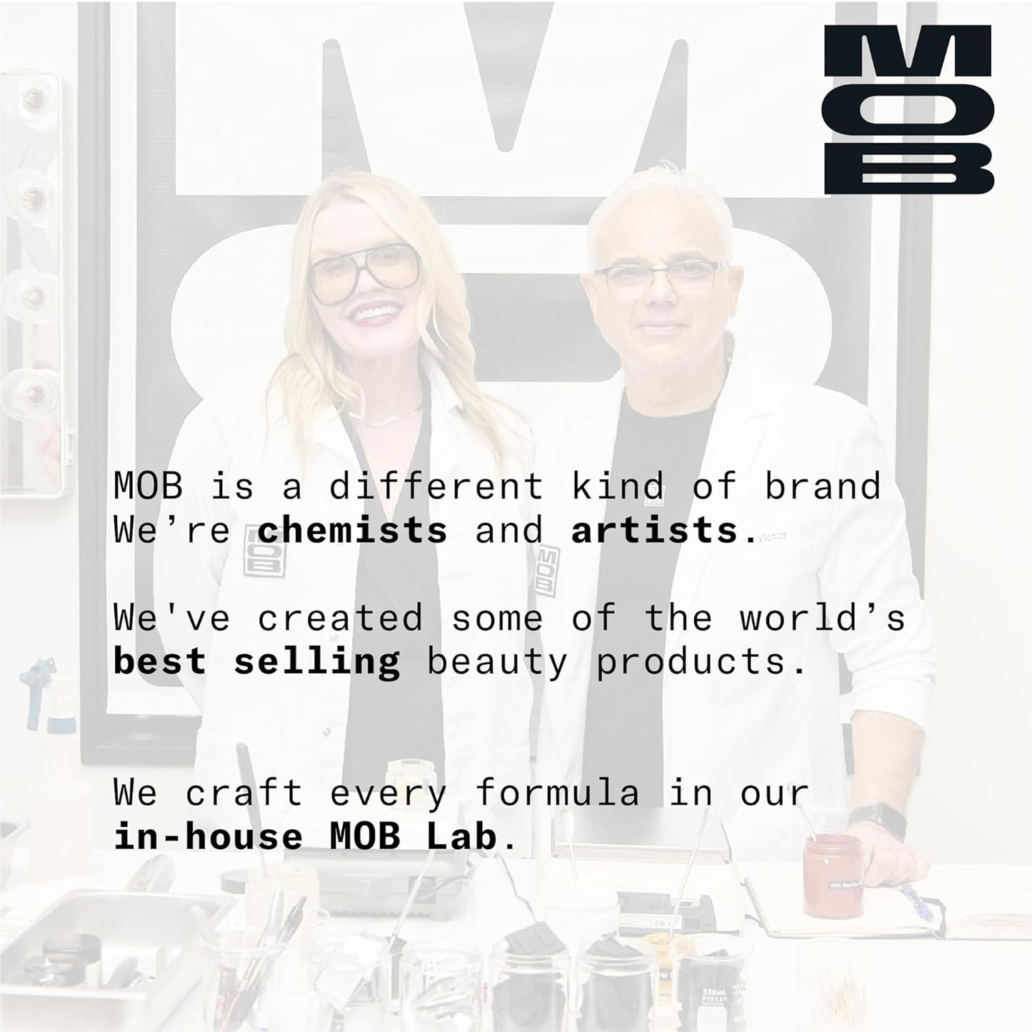 MOB Beauty Cream Clay Eyeshadow M88 – Softest Dusty Pink | Skincare-Infused, Vegan, Blendable Cream-to-Velvet Finish, Buildable Pigment, Clean Eyeshadow in Sustainable, Biodegradable Compact