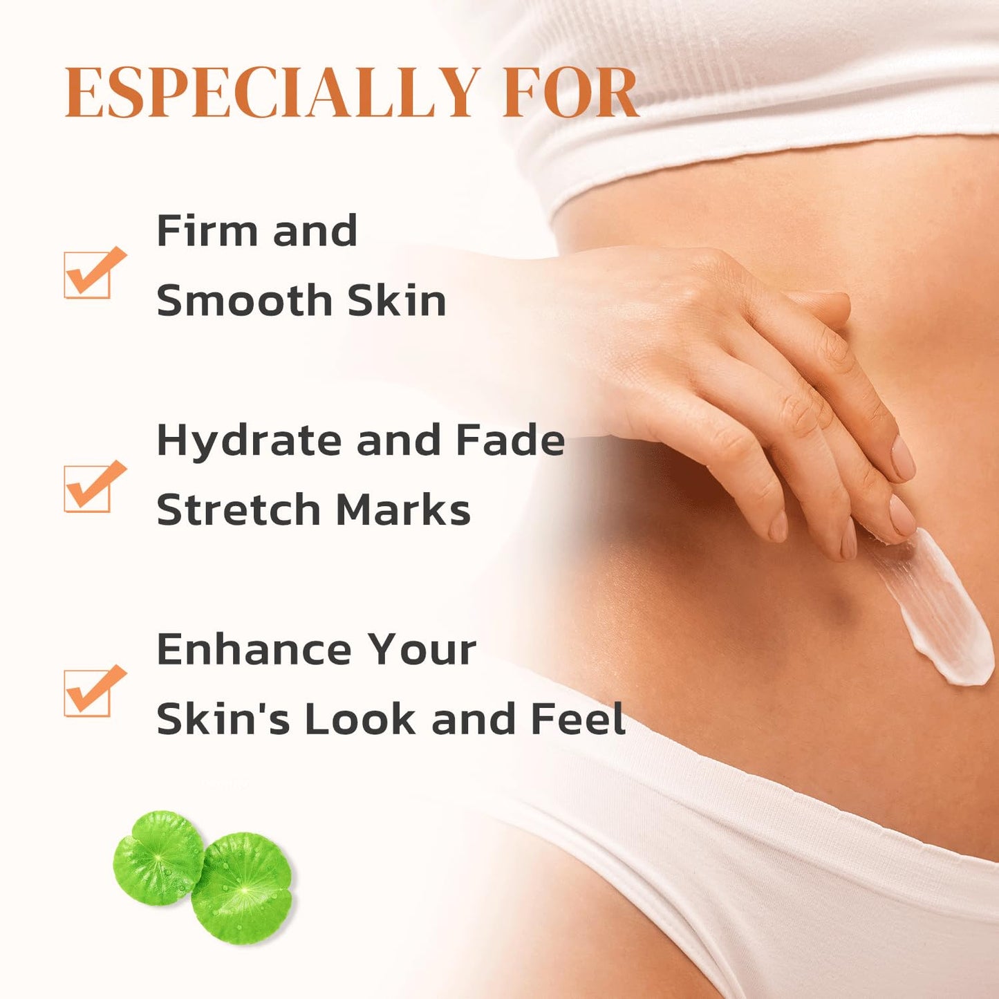 B Flat Belly Firming Cream – Skin Tightening Cream for Body: Lift & Tone Tummy, Thighs, Booty & Arms – Stretch Mark & Cellulite Sculpting Lotion for Women – 3.38 Fl Oz