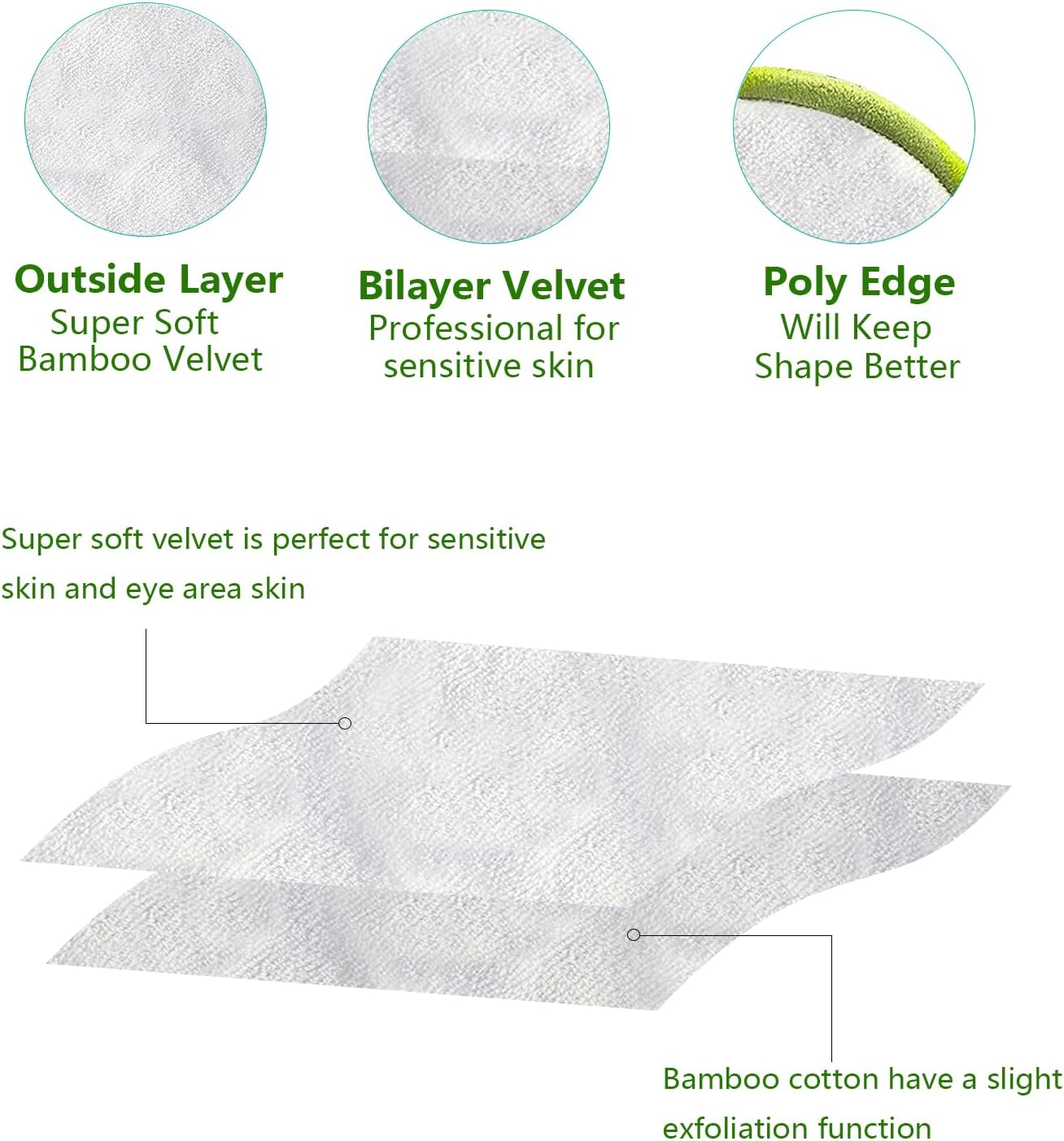 28 Pack Reusable Cotton Rounds with Washable Laundry Bag and Round Box|Travel Essentials for Skincare, Makeup Remover Pads and Storage|Reusable Makeup Remover Pads