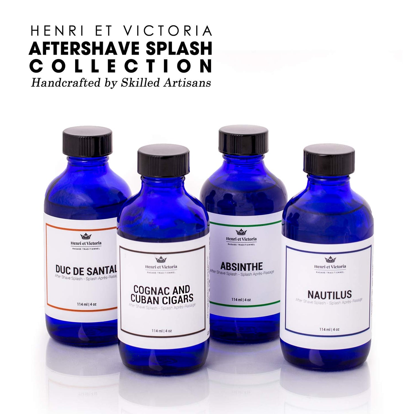Aftershave Splash For Men l Canadian Made by A Skilled Artisan l Moisturize and Soothe the Skin 114 ml (4 oz) (Duc Santal Fragrance)