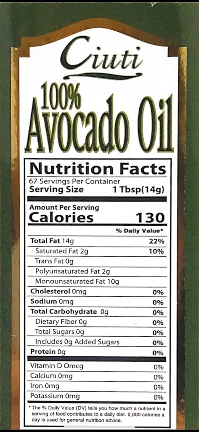 Ciuti 100% Pure Avocado Oil