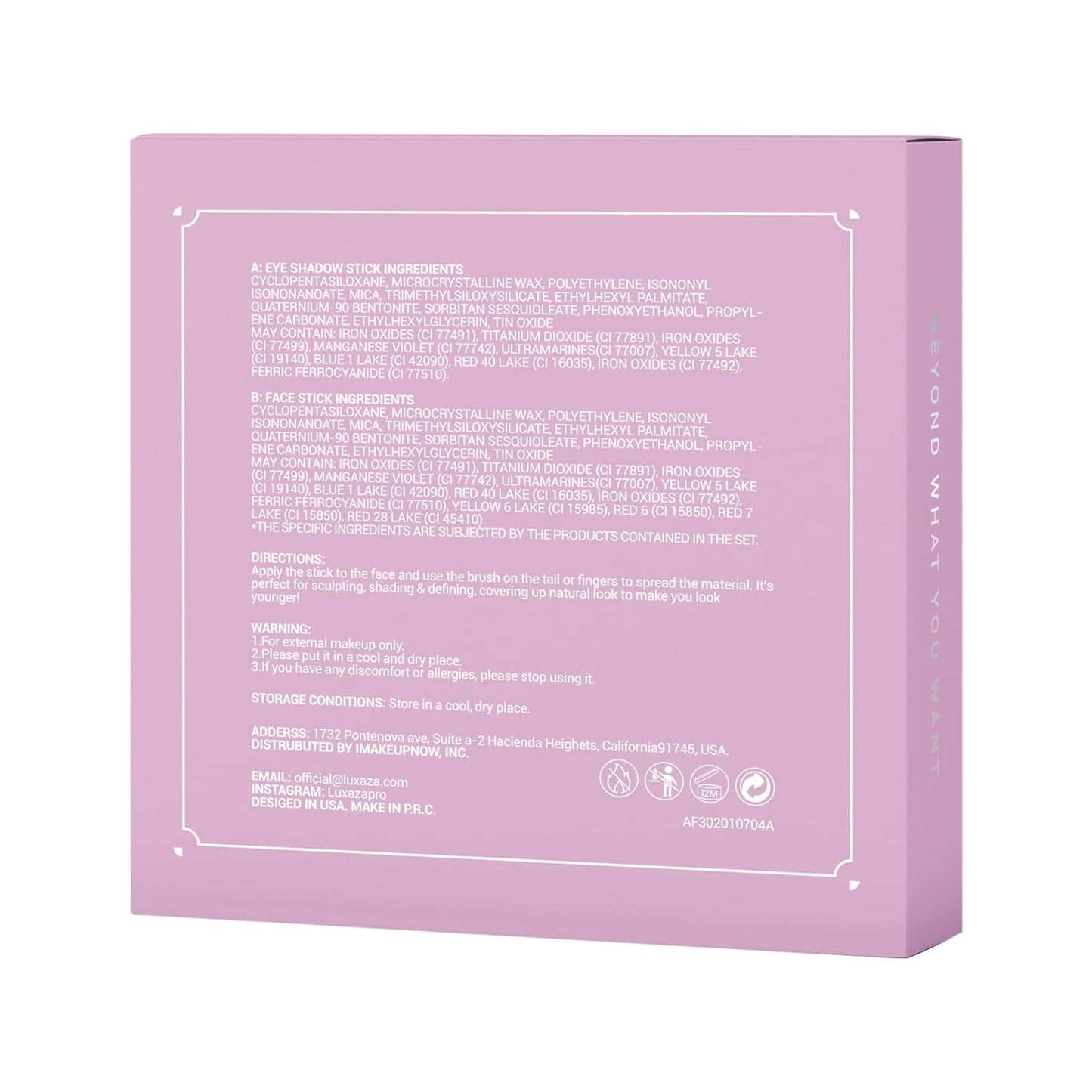 Brown Eyeshadow Stick Makeup 6PCS Set, Neutral Eyeshadow Palette Metallic Shimmer Matte Cream Eye Shadow Eyeliner Brightener Pencil Crayon - TAUPE MAUVE