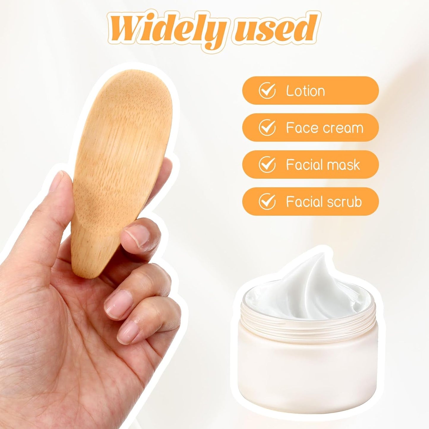 6 Pcs Deodorant Cream Applicators, Multi-functional Applicator Cream Applicator for Face Mud Cosmetic Mask Face Clay Deodorant Creams