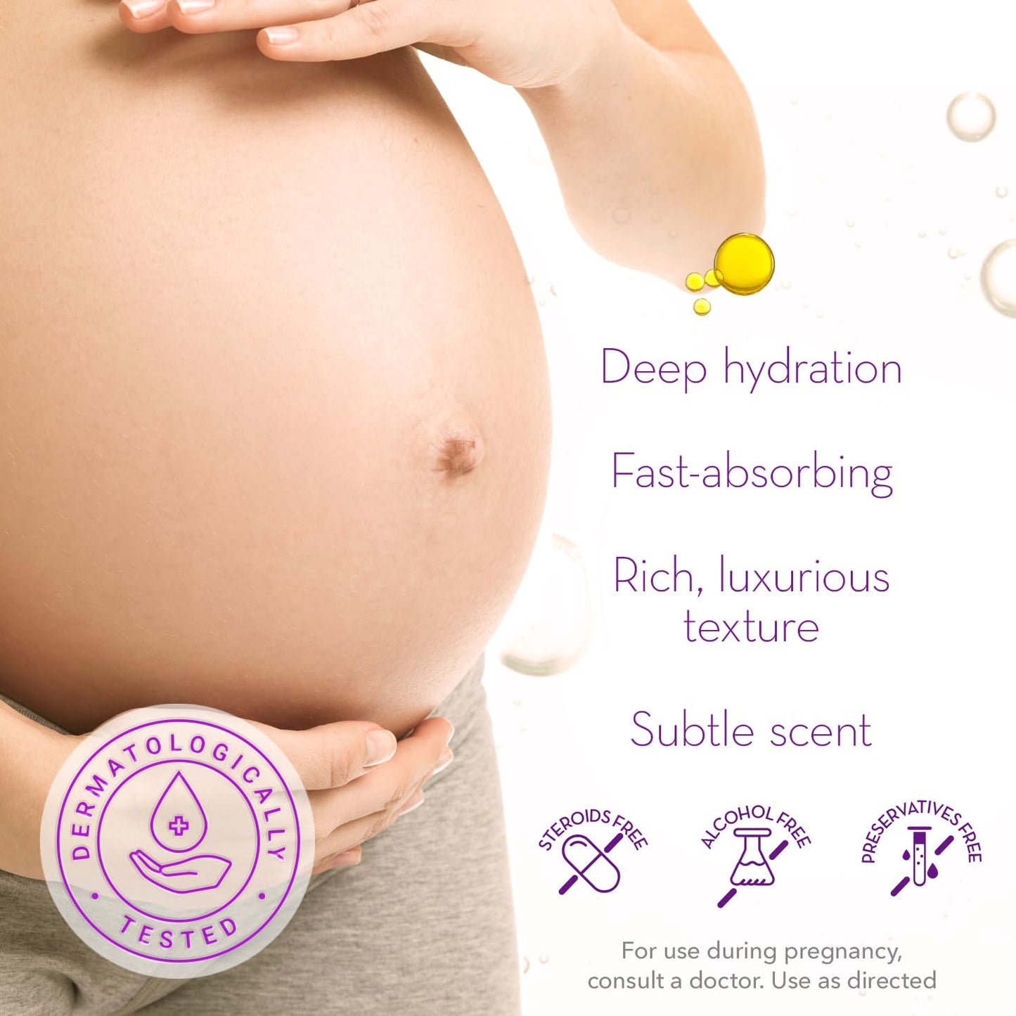 Cicatricure Cica Oil for Stretch Marks & Scars, Visible Results in 4 Weeks, Pregnancy Must-Haves Body Oil with Vitamin E, Stretch Mark Oil, Scar Treatment with Botanical Ingredients, 6.7 fl oz -3 Pack