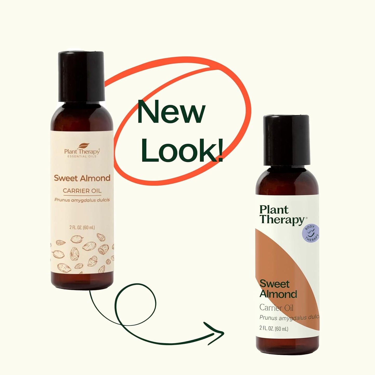 Plant Therapy Sweet Almond Oil - for Skin, Hair, Body, Face & Baby - Natural Moisturizer, Massage & Aromatherapy Carrier Oil 100% Pure, Cold Pressed California Almonds, Made in USA, 4 oz